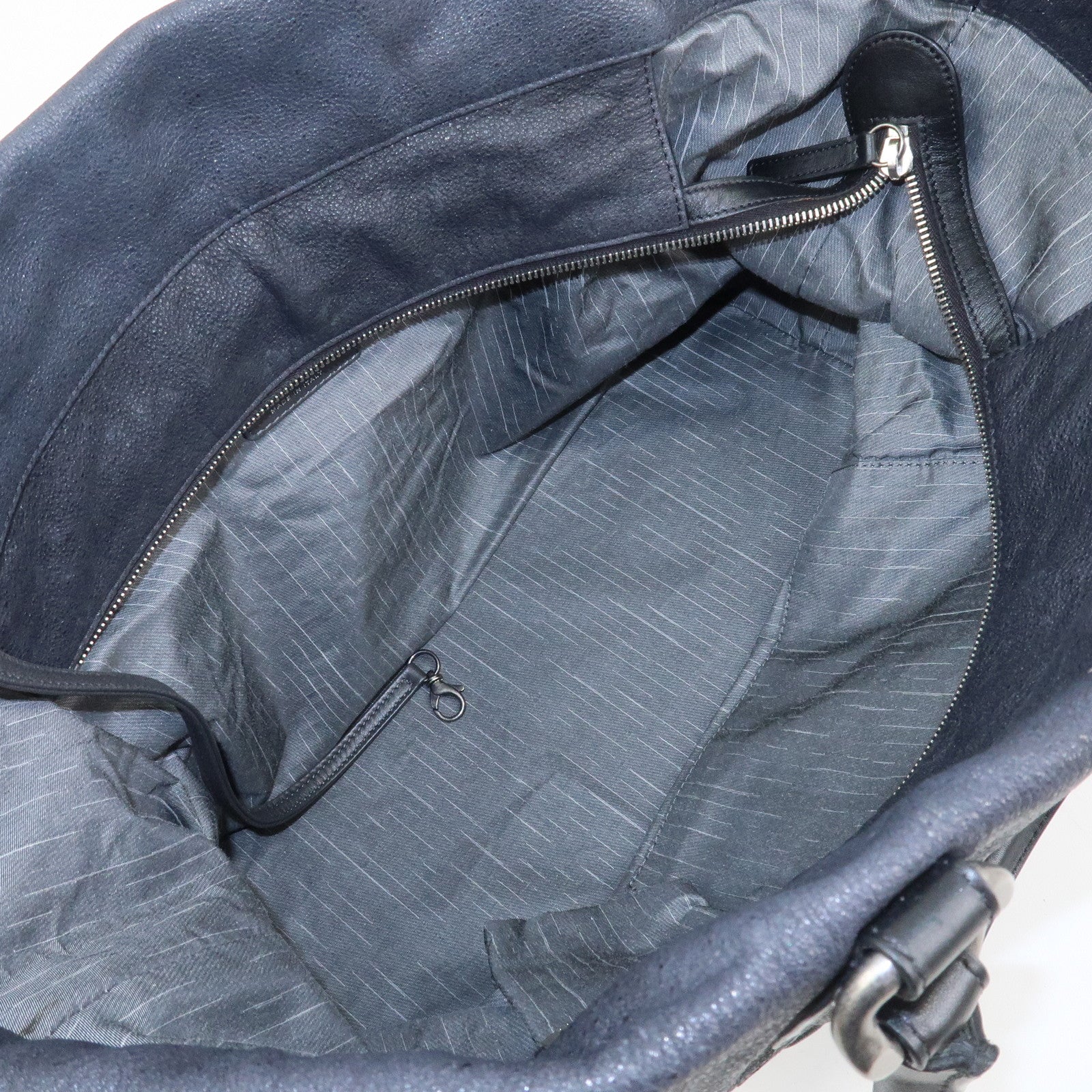 CHANEL COCO Mark Calf Leather Tote Bag Shoulder Bag Black A50288