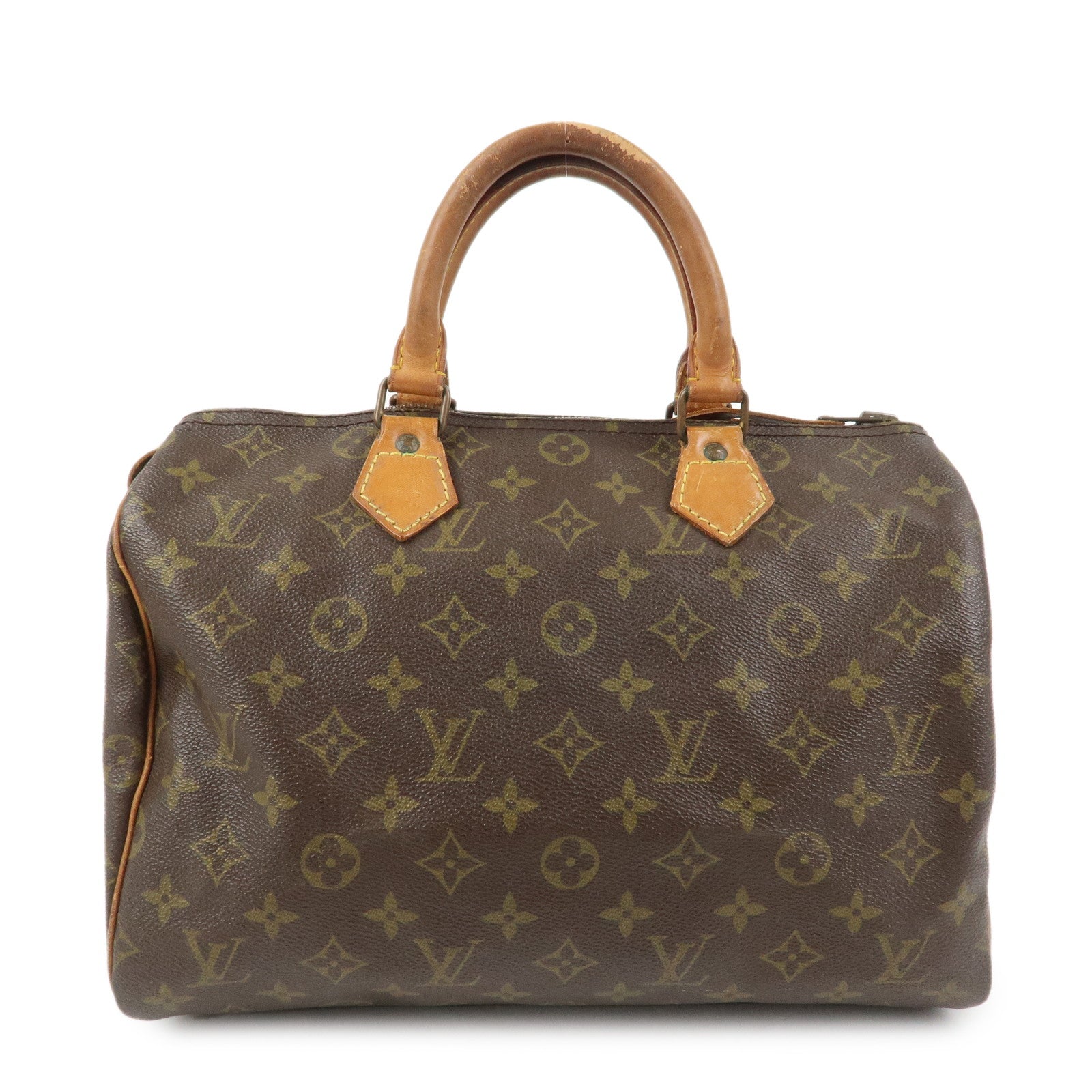 Louis Vuitton Monogram Speedy 30 Boston Bag Hand Bag Brown M41526