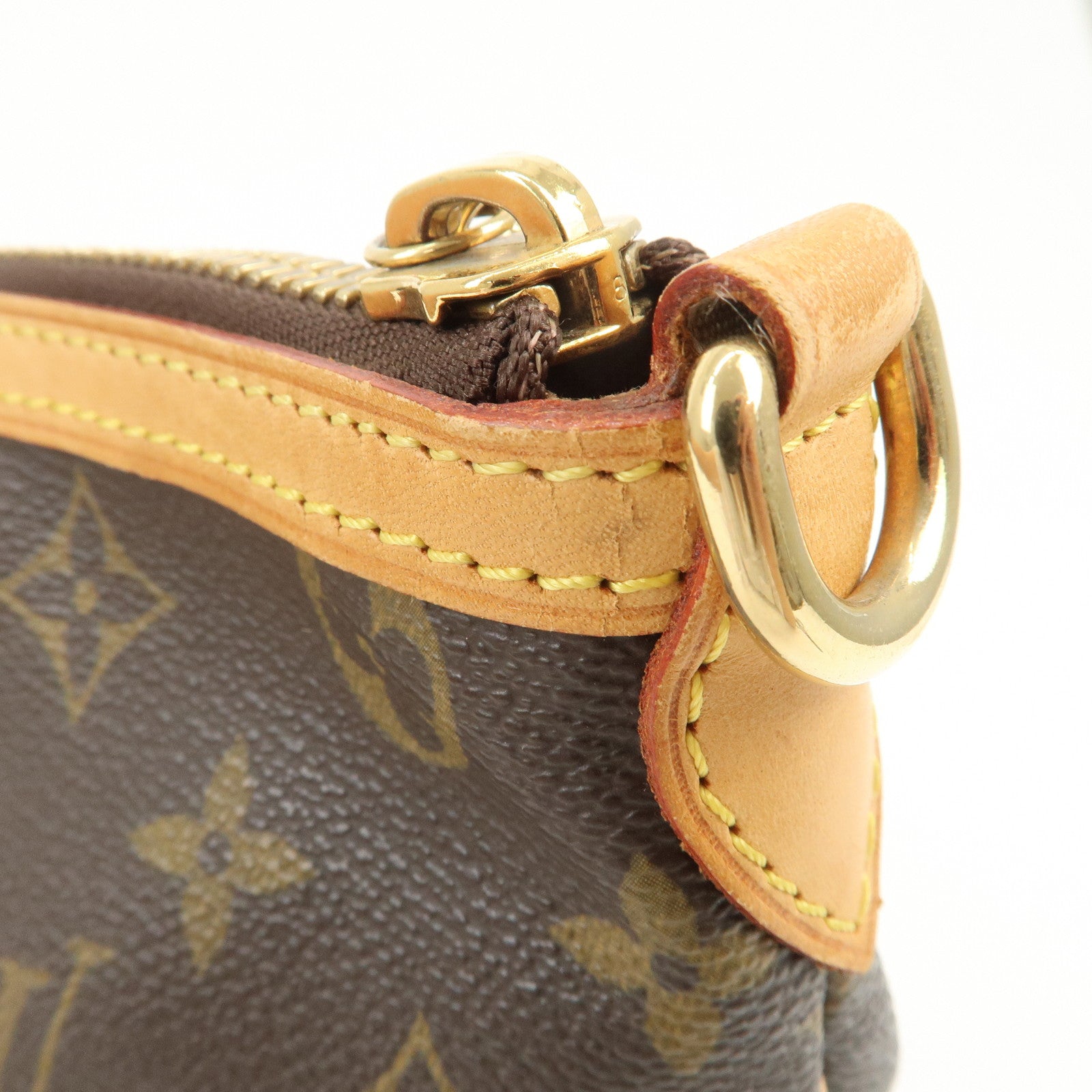 Louis Vuitton Monogram Palermo PM 2Way Bag Hand Bag Brown M40145