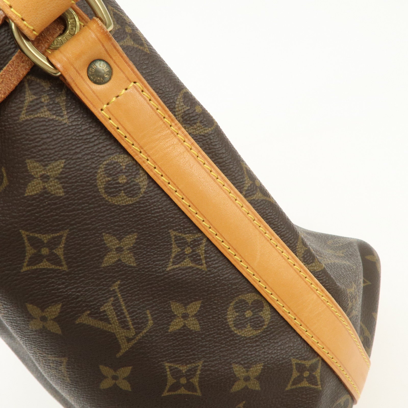 Louis Vuitton Monogram Petit Noe Shoulder Bag Brown M42226