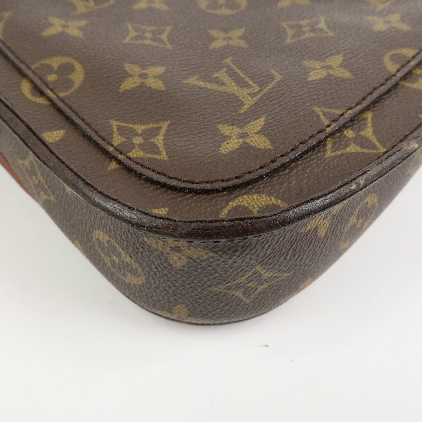 Louis Vuitton Monogram Saint Cloud MM Shoulder Bag Brown M51243