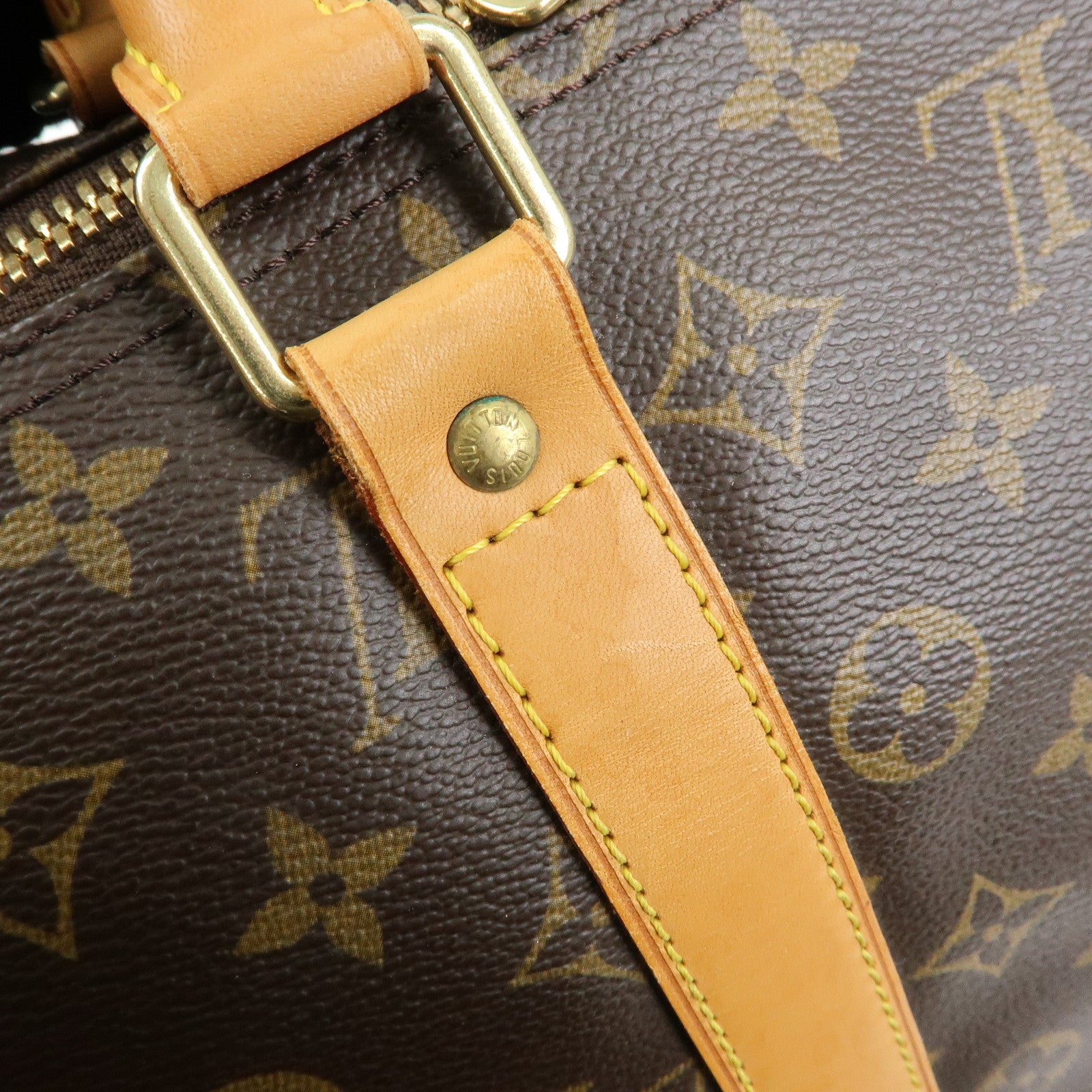 Louis Vuitton Monogram Keep All Bandouliere 55 Boston Bag M41414