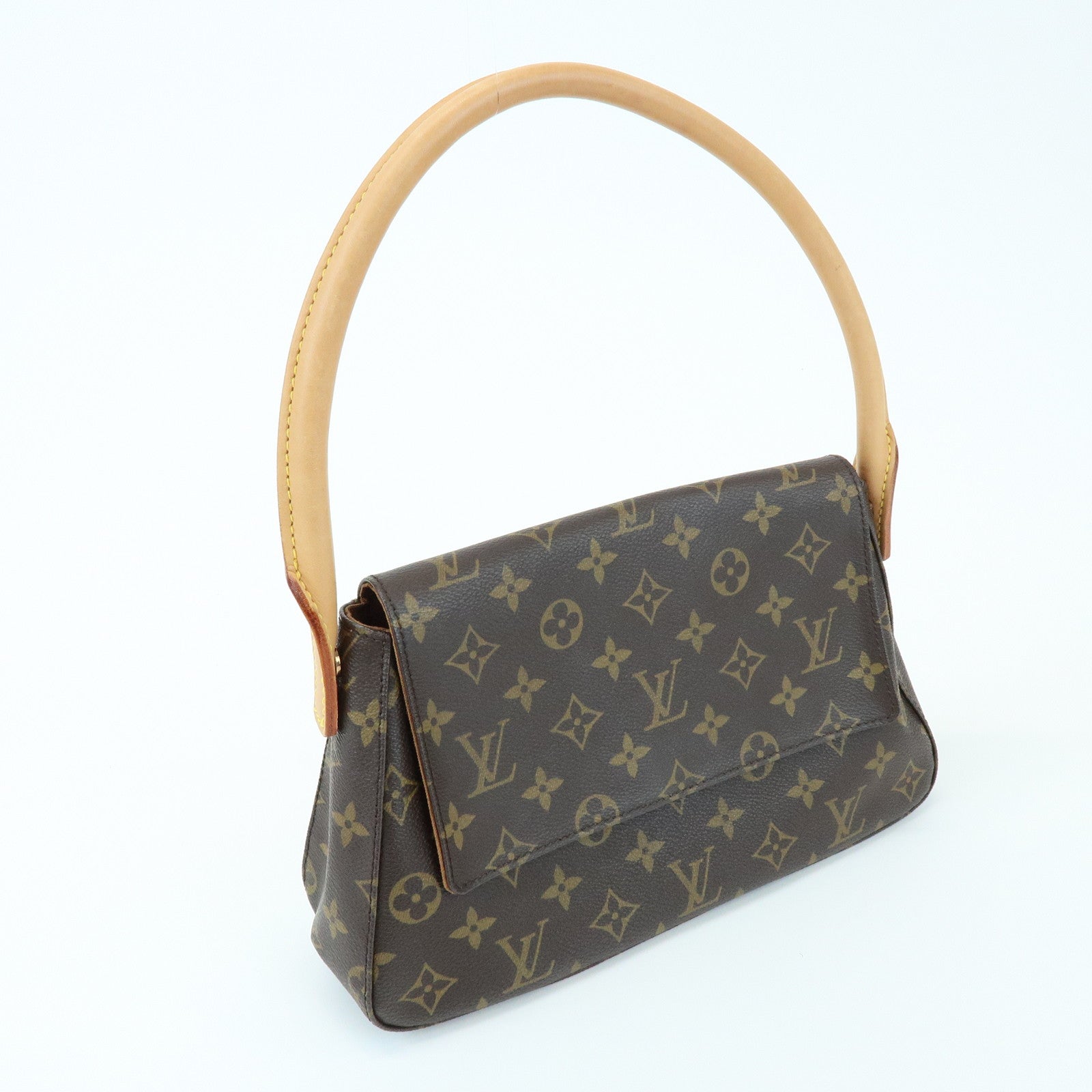 Louis Vuitton Monogram Mini Looping Shoulder Bag Brown M51147