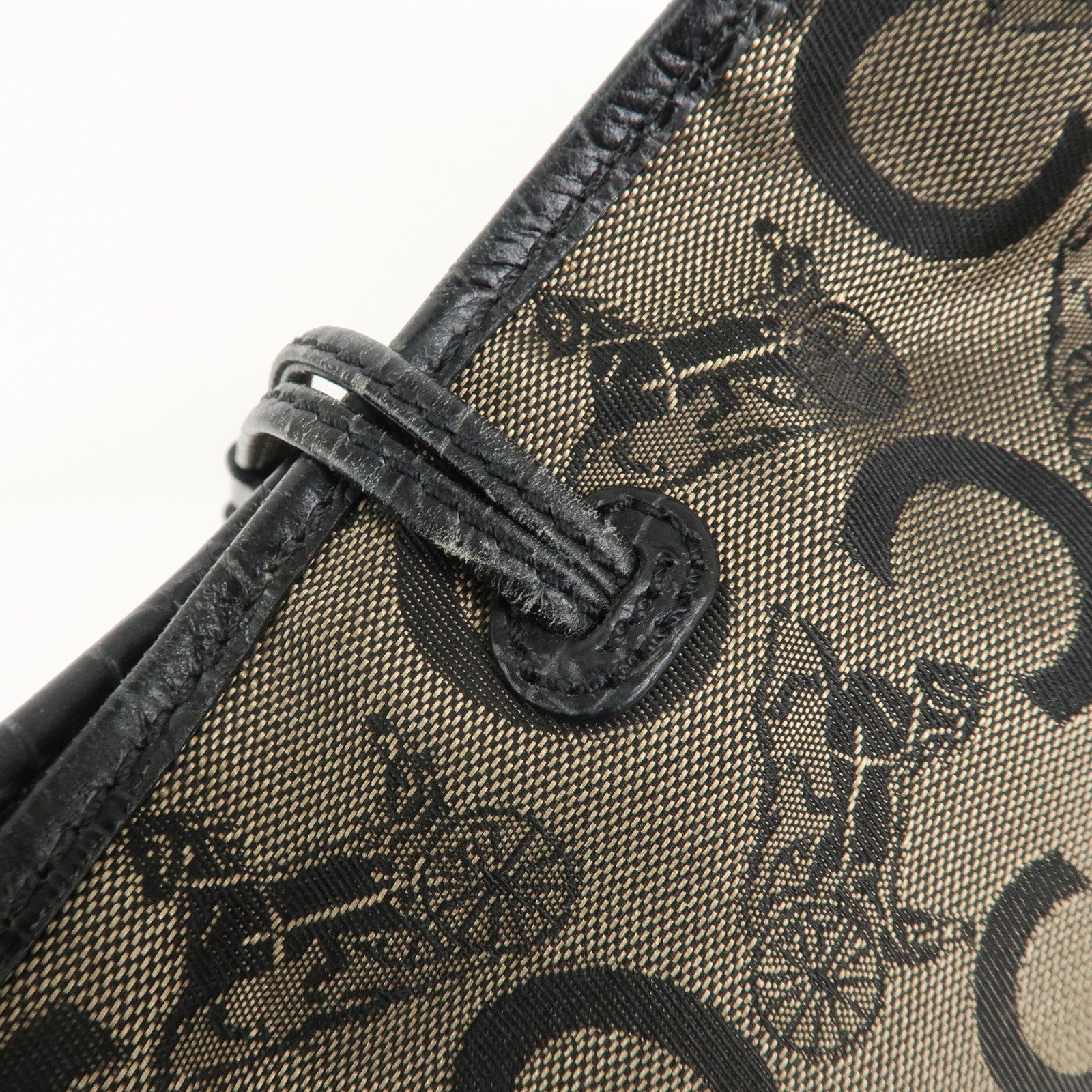 CELINE Bitter Sweet C Macadam Hand Bag Shoulder Bag Brown