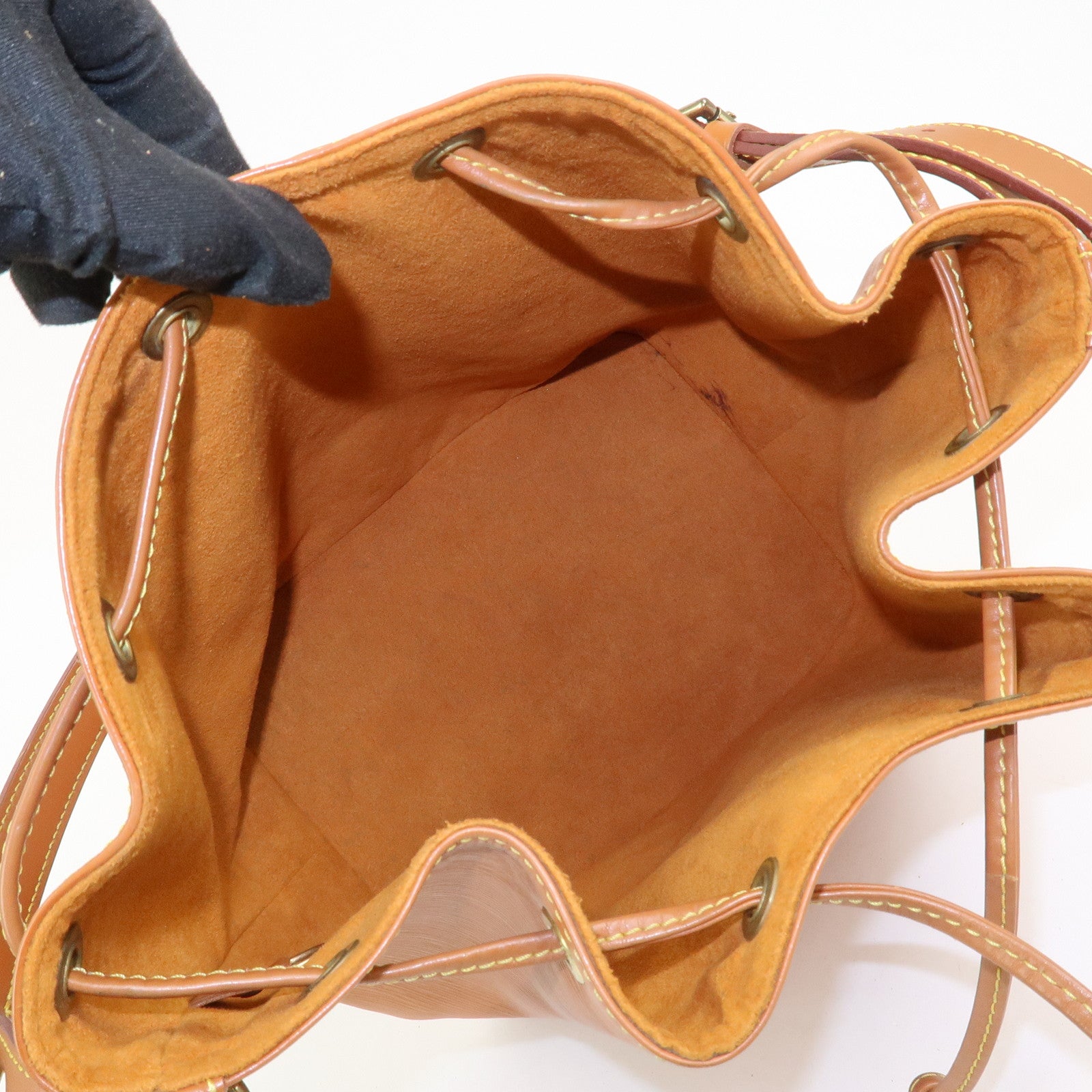 Louis Vuitton Epi Leather Petit Noe Shoulder Bag Zipang Gold M44108