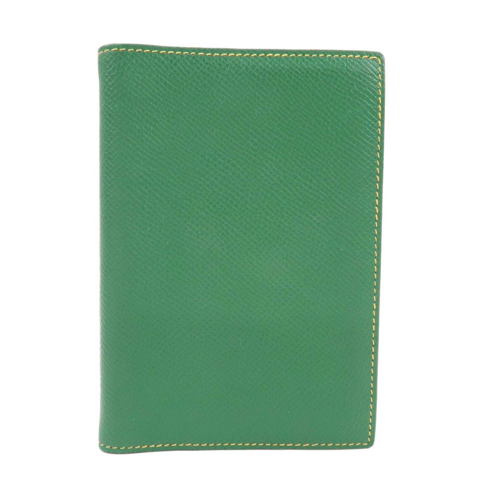 HERMES Veau Epsom Agenda GM Planner Cover □A Stamped Green
