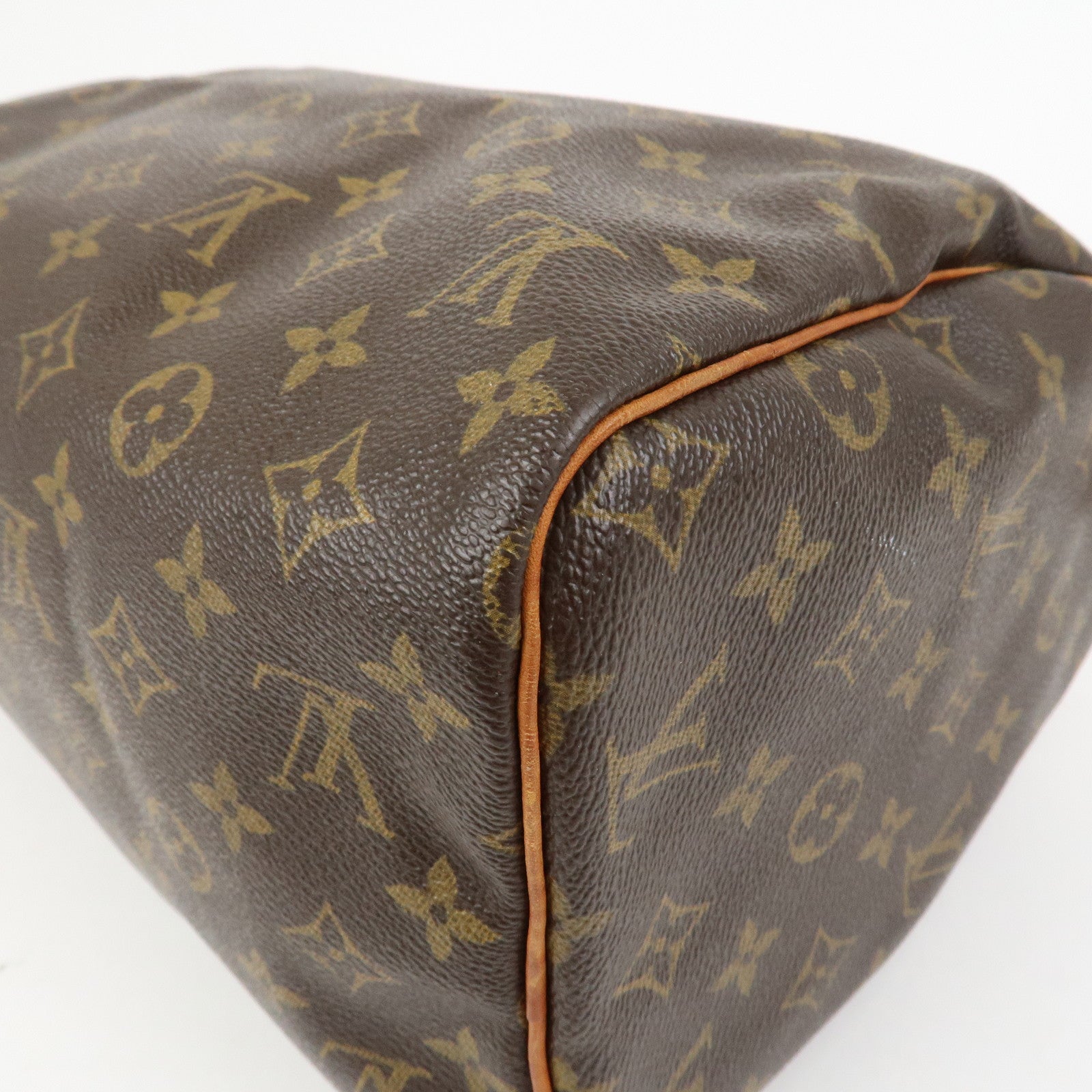 Louis Vuitton Monogram Speedy 30 Boston Bag Hand Bag Brown M41526