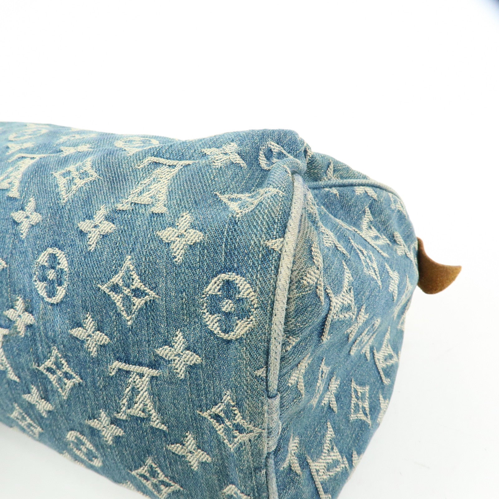 Louis Vuitton Monogram Denim Neo Speedy Boston Bag Blue M95019
