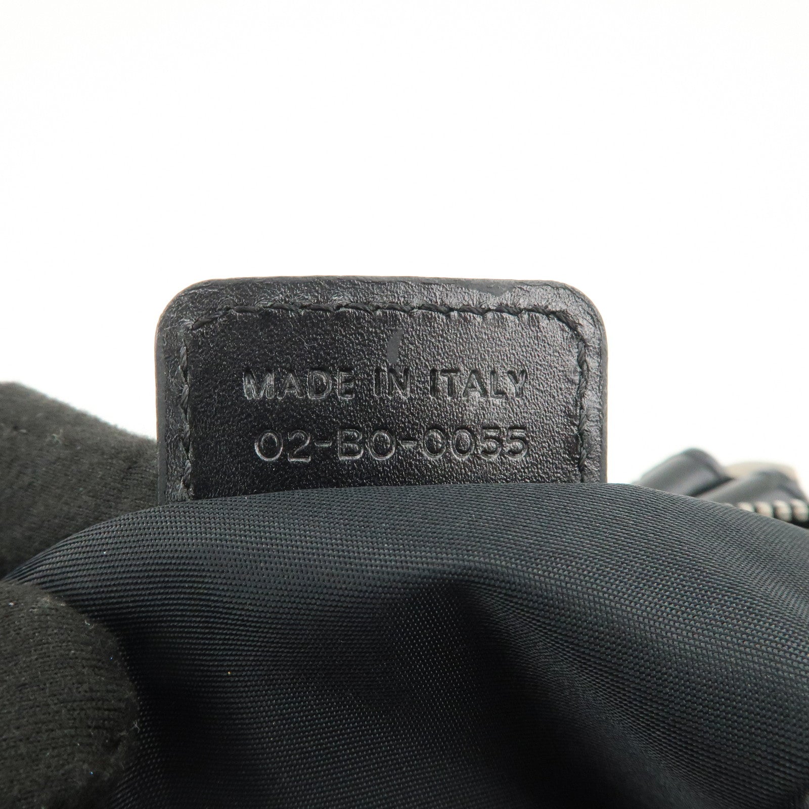 Christian Dior Trotter Canvas Leather Boston Bag Black