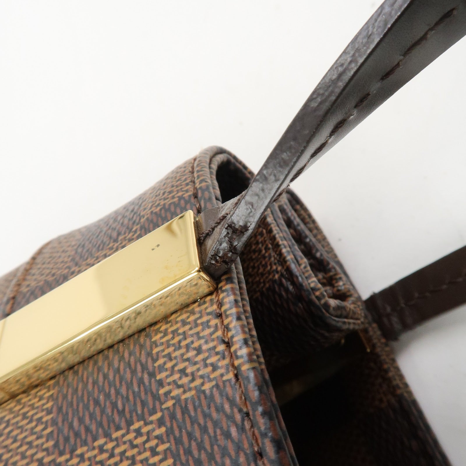 Louis Vuitton Damier Marylebone PM Shoulder Bag Ebene N41215