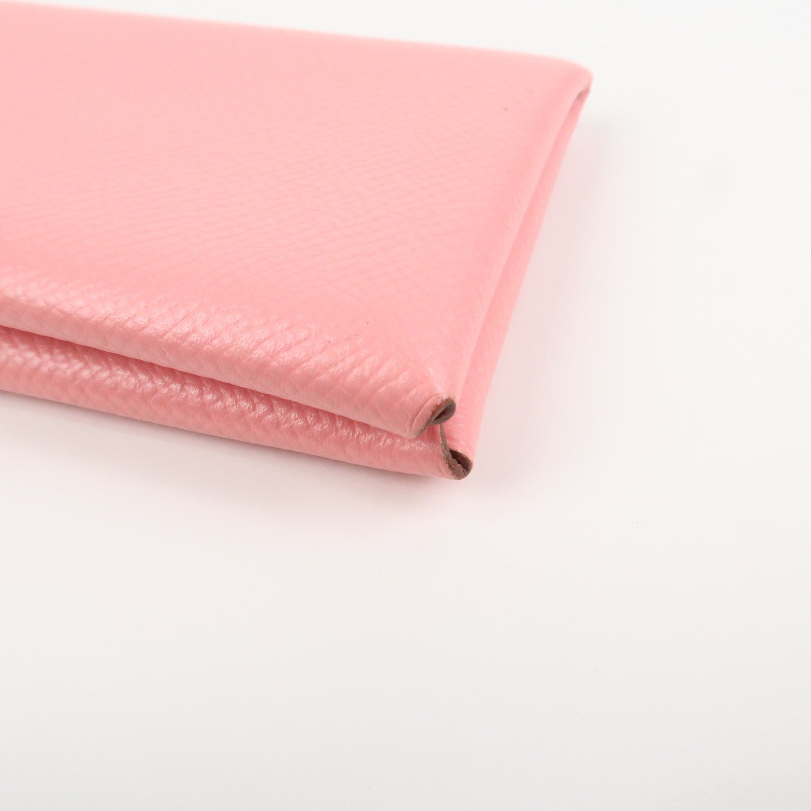 HERMES Veau Epsom Leather B Stamped CALVI Card Case Card Holder