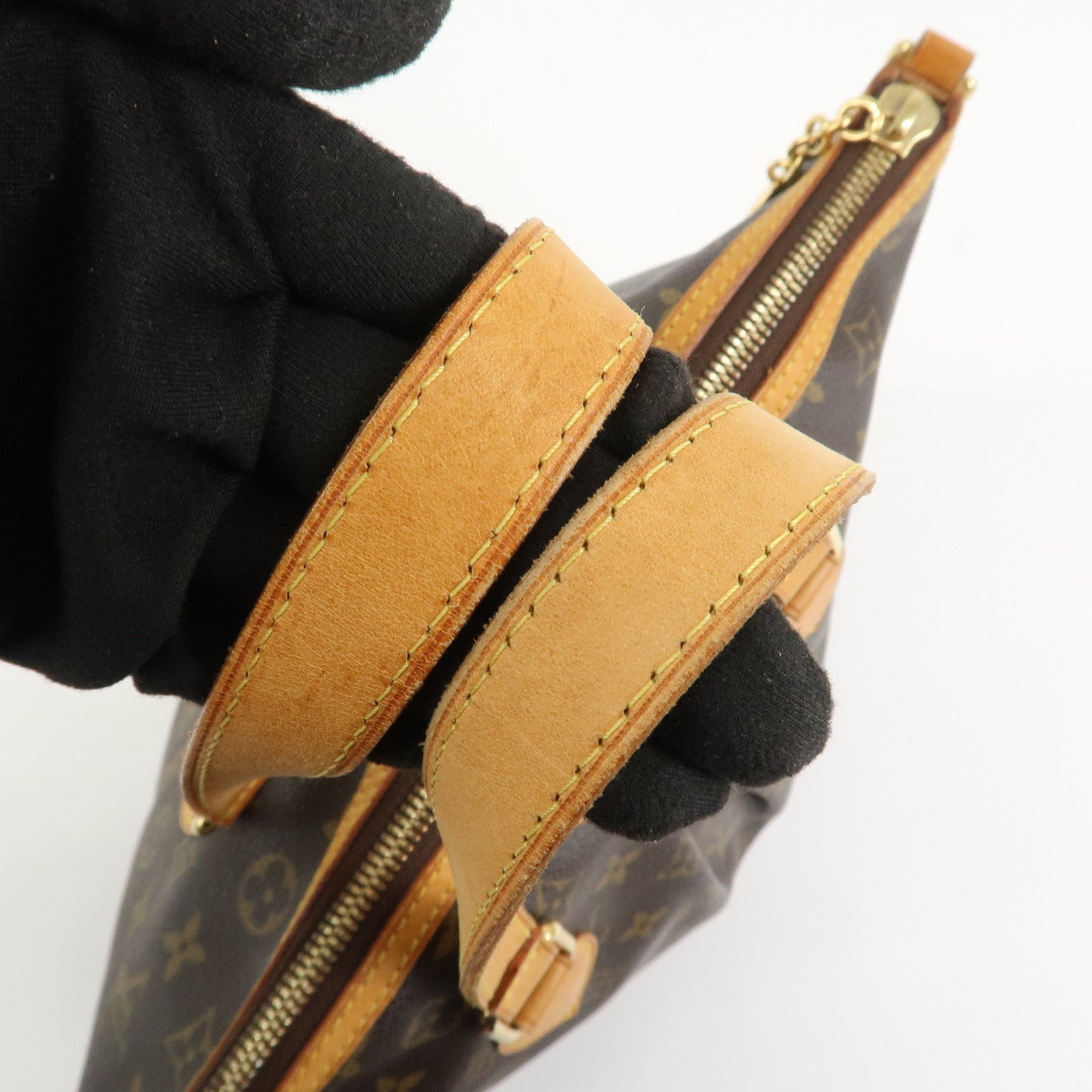 Louis Vuitton Monogram Canvas Palermo PM 2Way Hand Bag Brown M40145