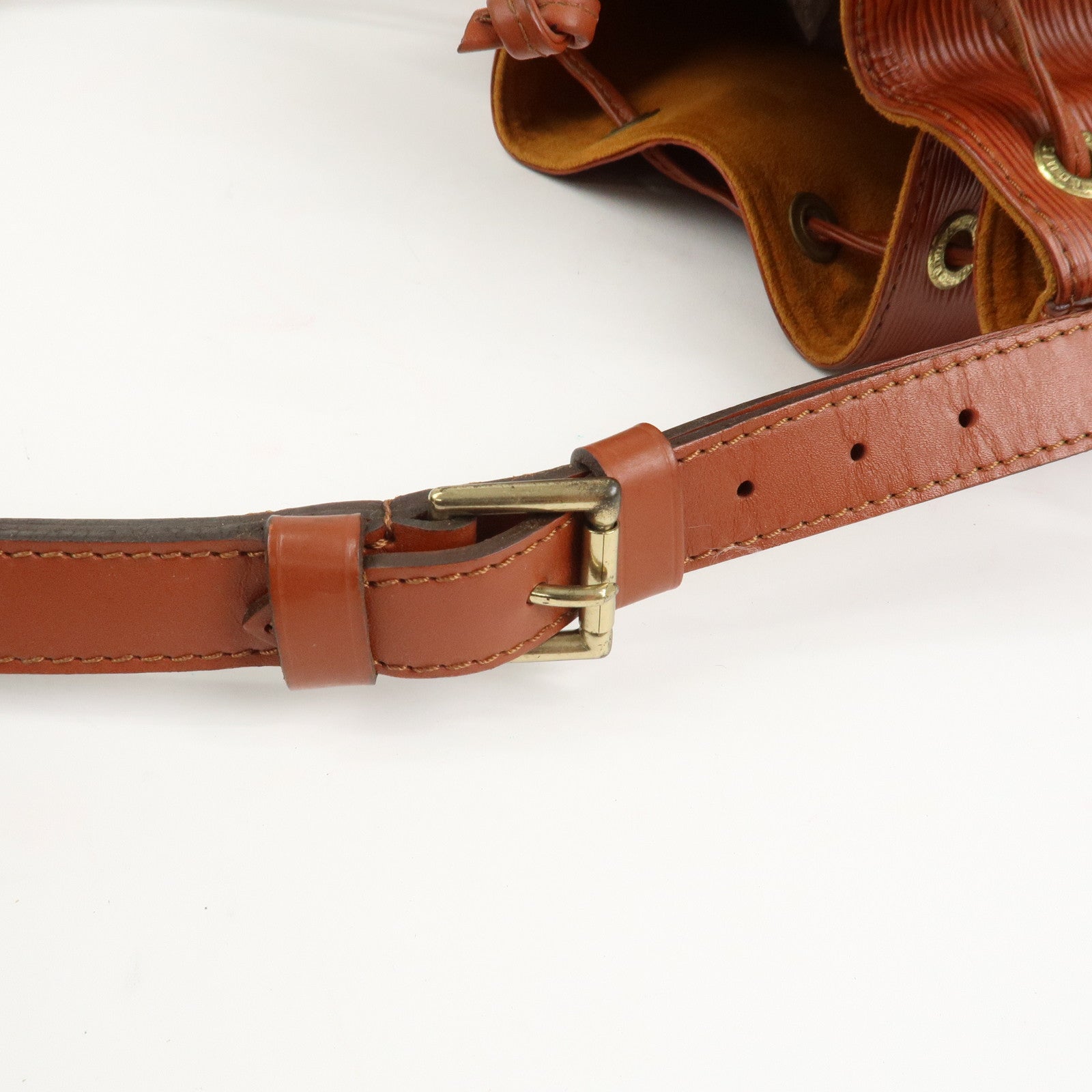 Louis Vuitton Epi Leather Petit Noe Shoulder Bag Kenya Brown M44103