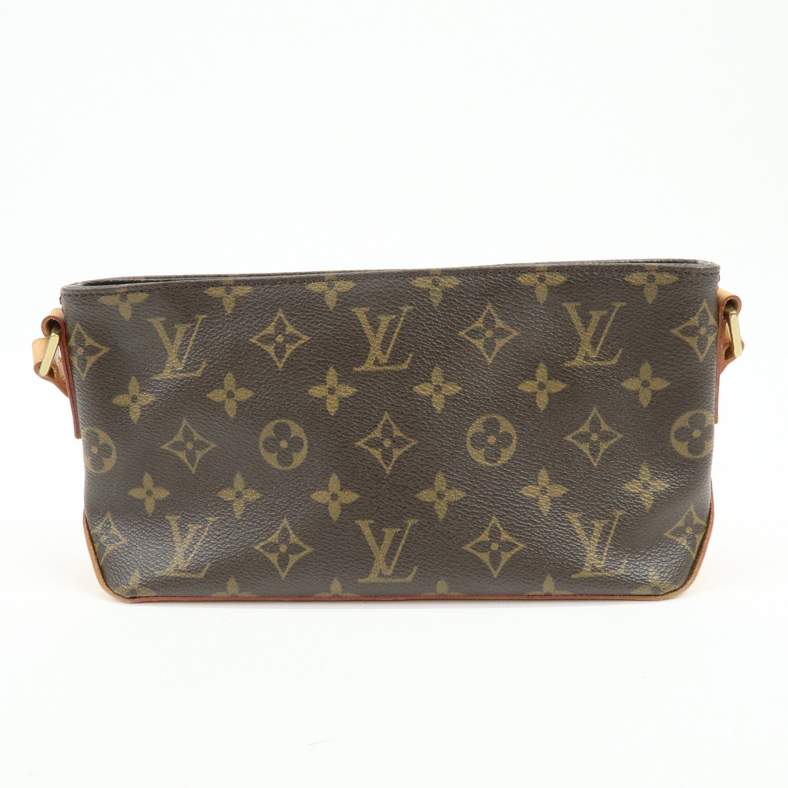 Louis Vuitton Monogram Trotteur Canvas Shoulder Bag Brown M51240
