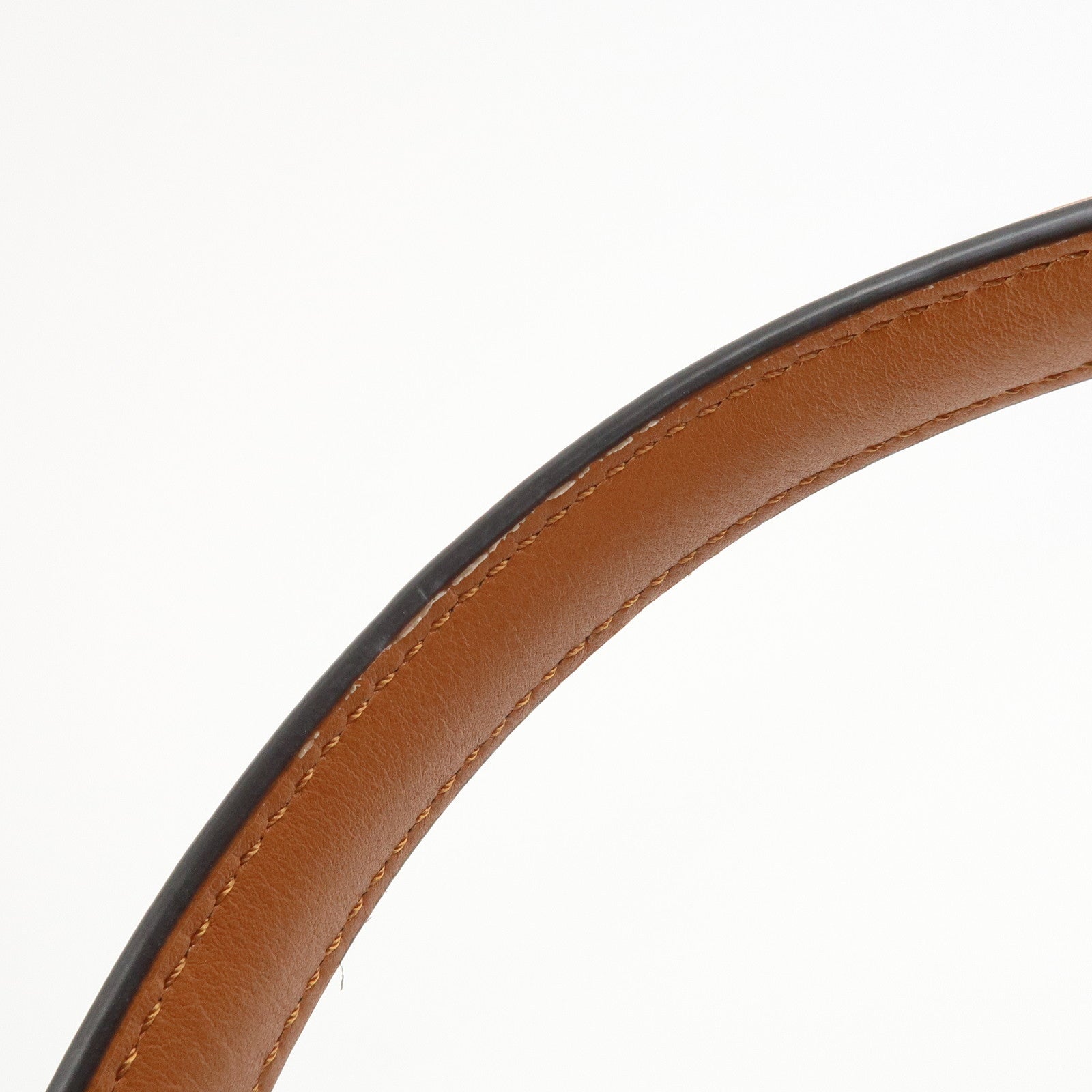 FENDI Peekaboo X Lite Leather 2Way Bag Shoulder Bag Brown 8BN310