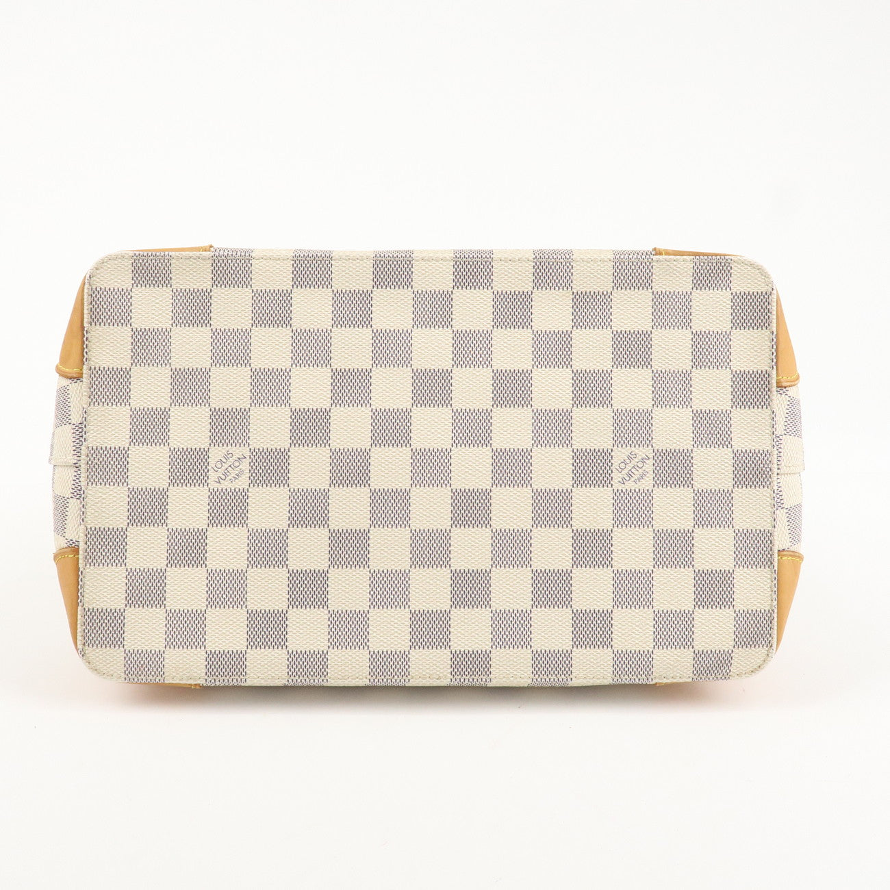 Louis Vuitton Damier Azur Hampstead MM Canvas Hand Bag N51206 Used