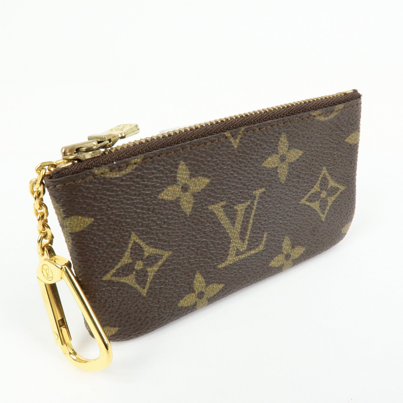 Louis Vuitton Monogram Pochette Cles Coin Case Key Case M62650