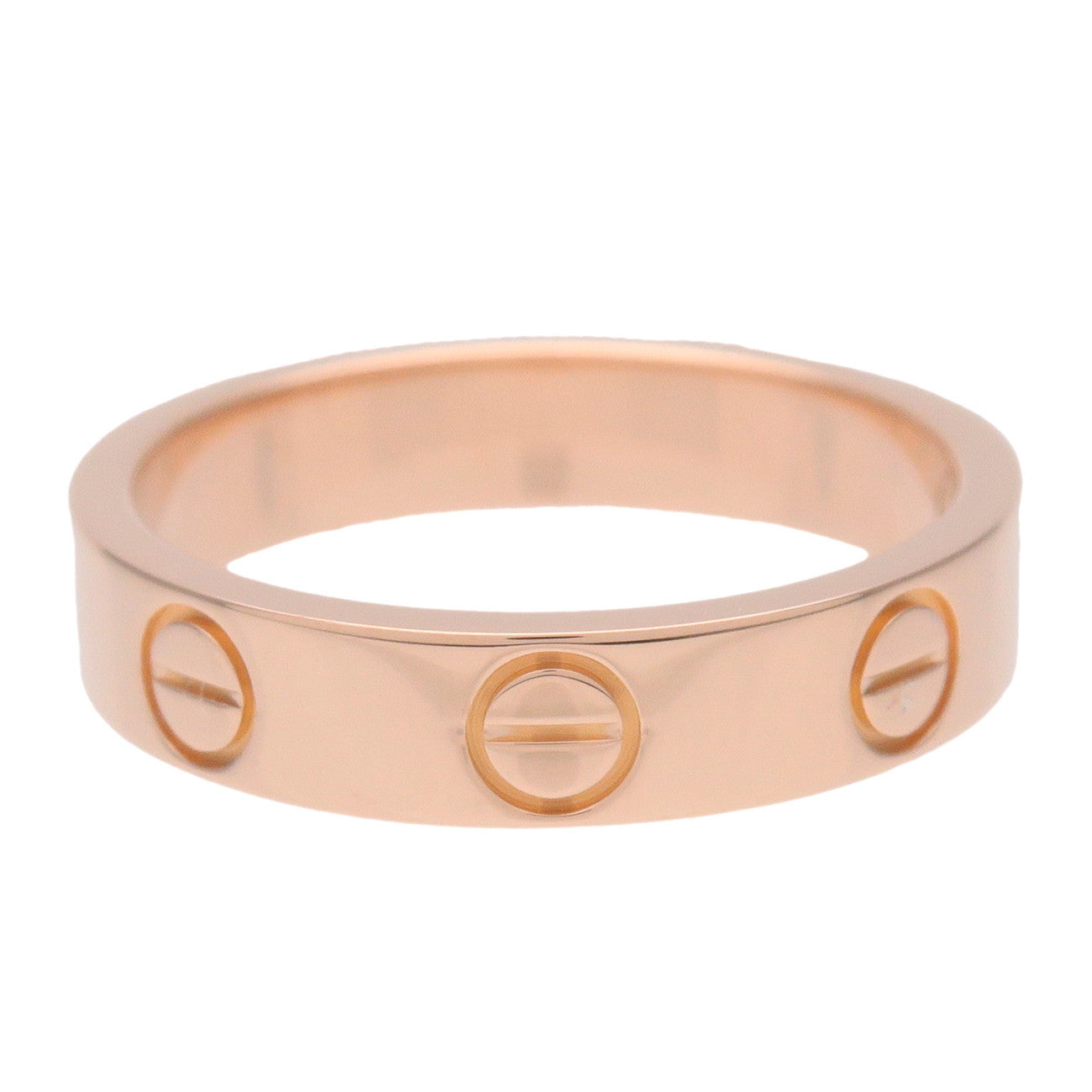 Cartier Mini Love Ring K18 750PG Rose Gold #46 US3.5-4 EU46 HK8