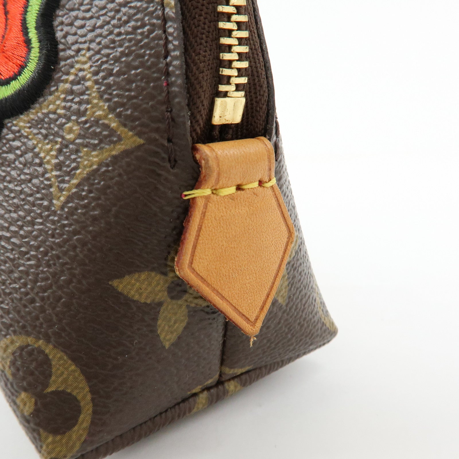 Louis Vuitton Monogram Patchies Pochette Cosmetic PM Pouch M43998