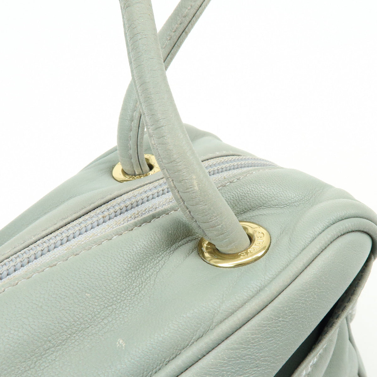 LOEWE Anagram Nappa Leather Mini Hand Bag Blue