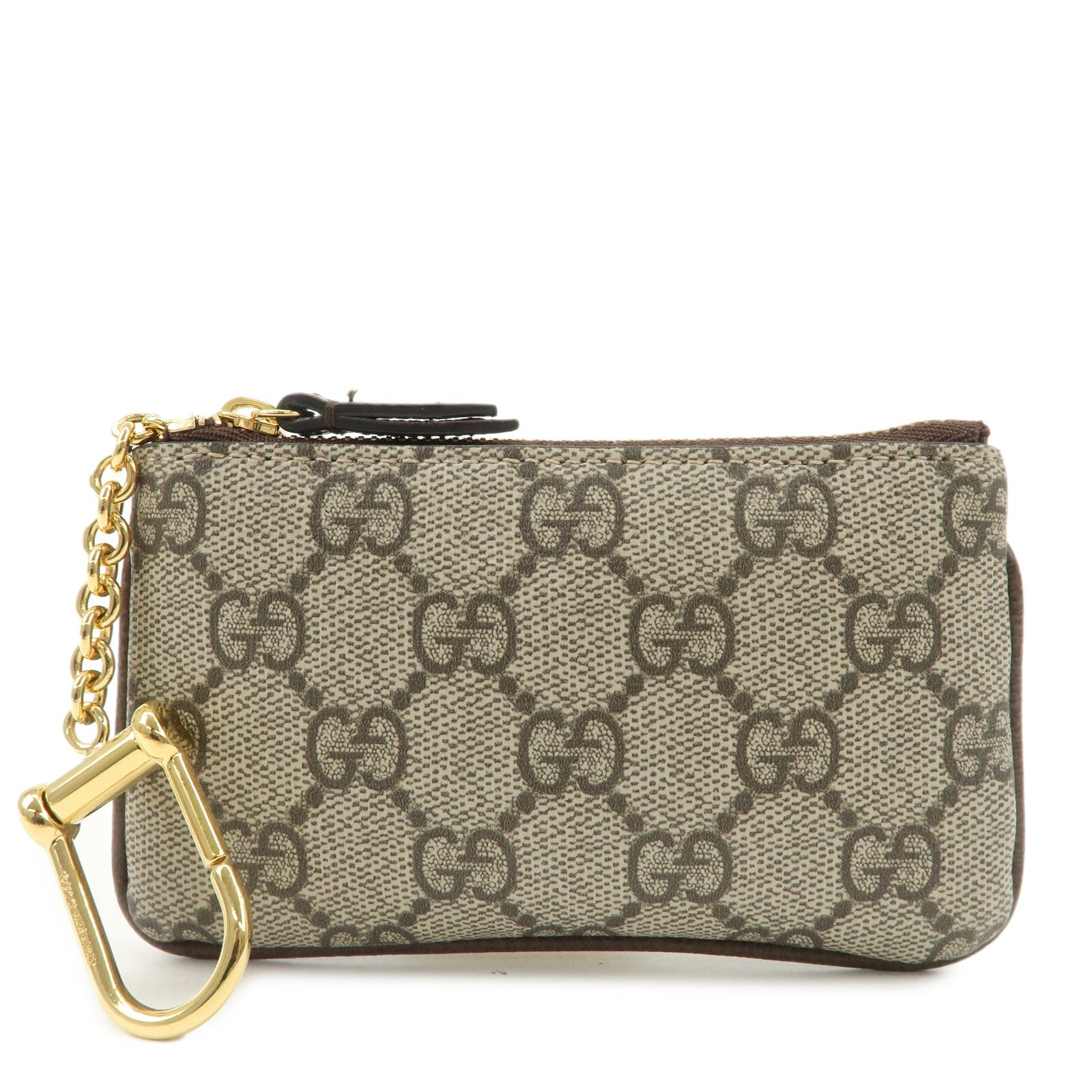 GUCCI GG Supreme Leather Coin Case Key Case 772321 Used