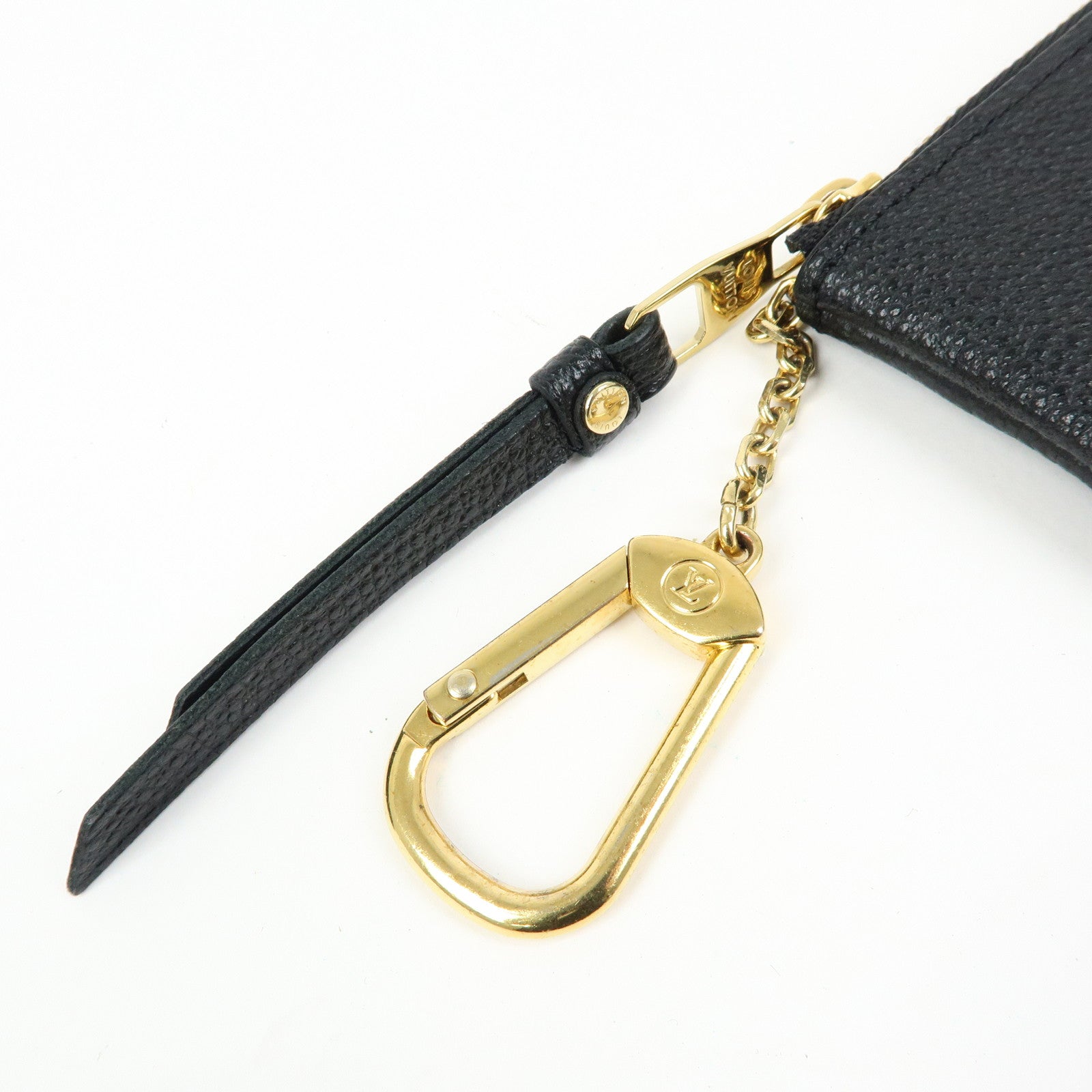Louis Vuitton Monogram Empreinte Pochette Cles Key Case Noir M80879