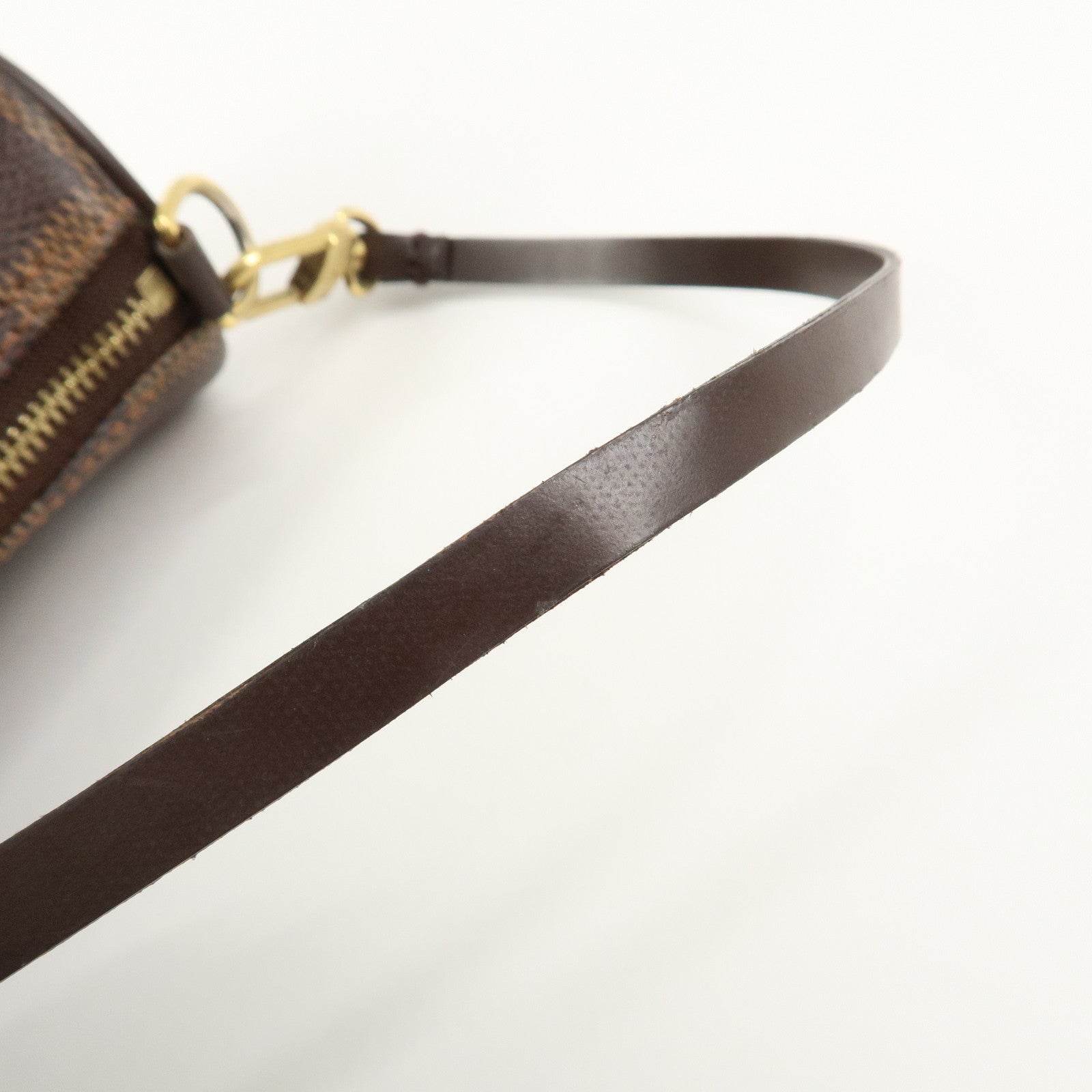 Louis Vuitton Damier Mini Pouch for Papillon Bag Brown
