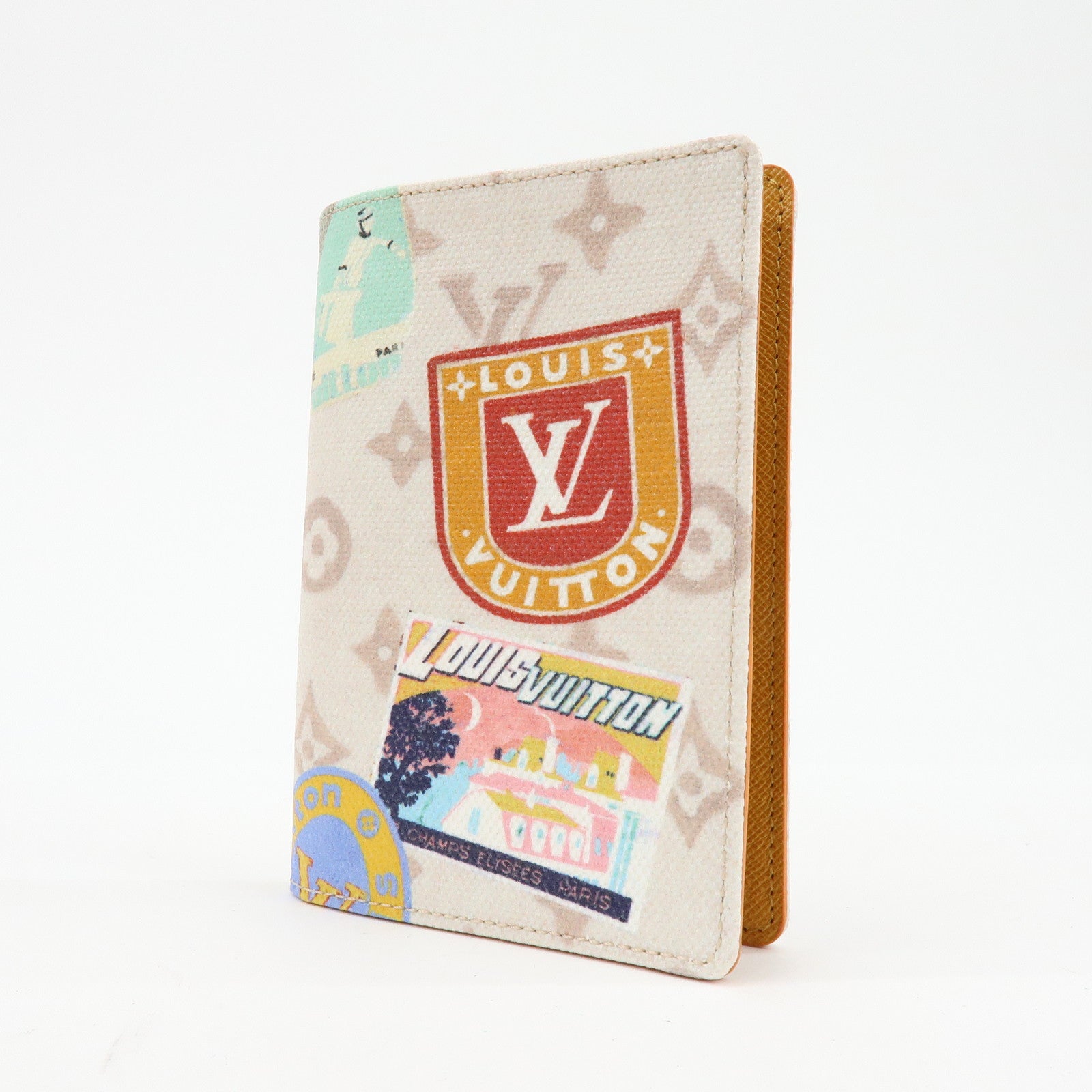 Louis Vuitton Monogram Canvas Couverture Passport Case Dune M14621