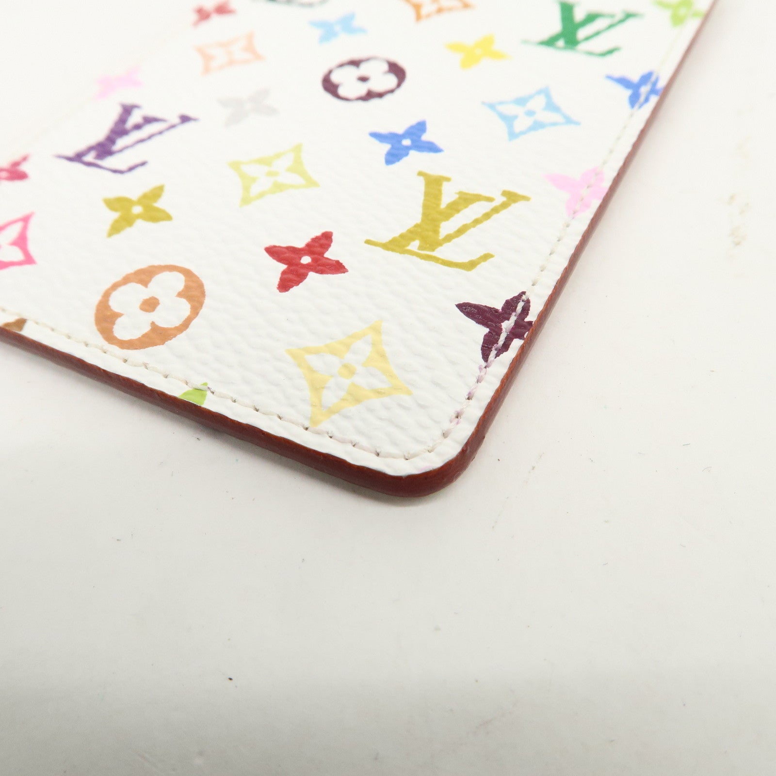 Louis Vuitton Monogram Etui Miroir Multicolor Blanc M92651