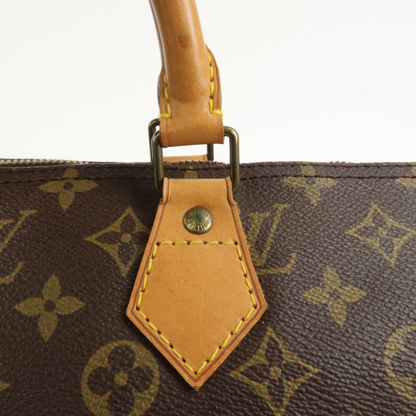 Louis Vuitton Monogram Speedy 40 Hand Bag Boston Bag Brown M41522