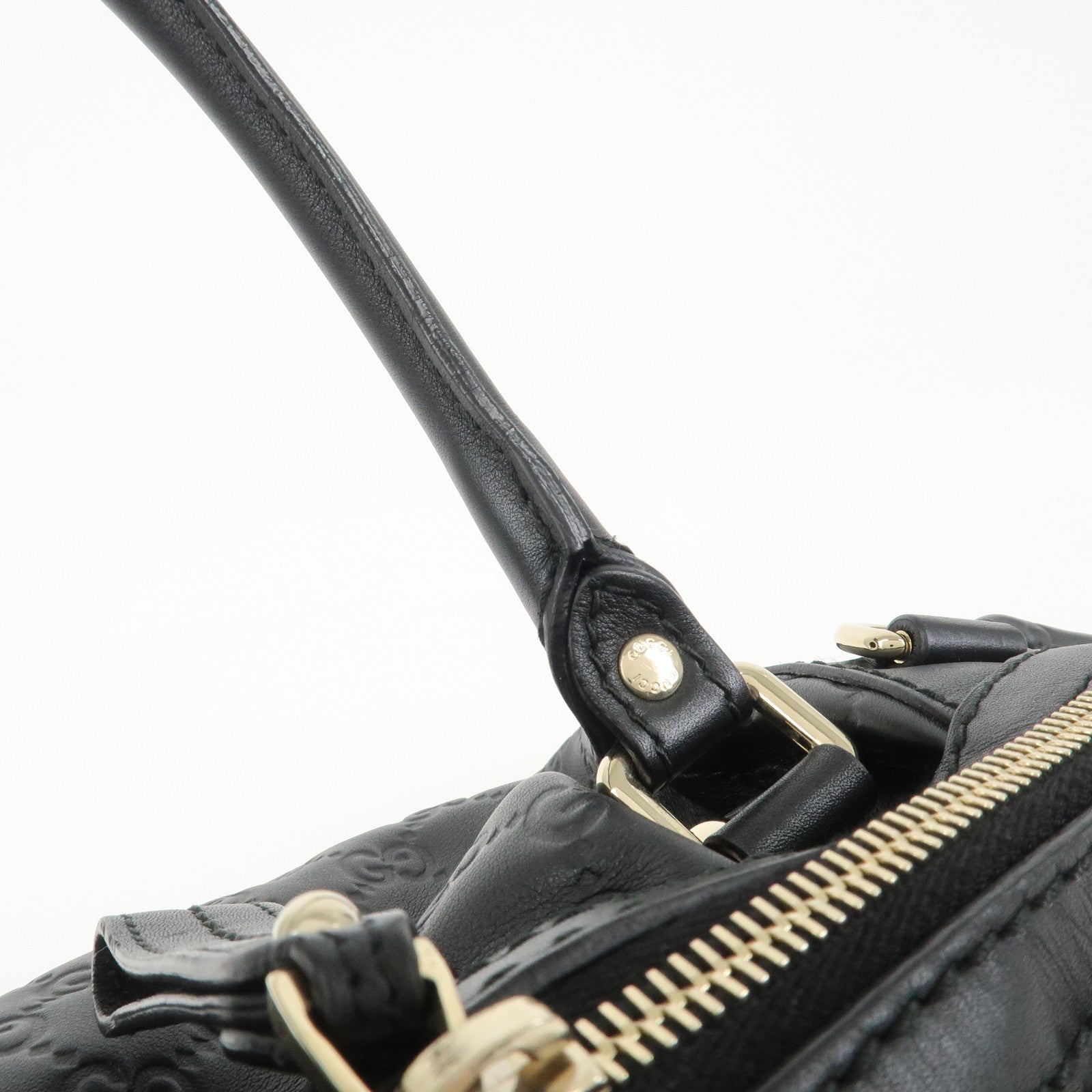 GUCCI Sukey Interlocking G Guccissima Leather 2Way Bag 223974