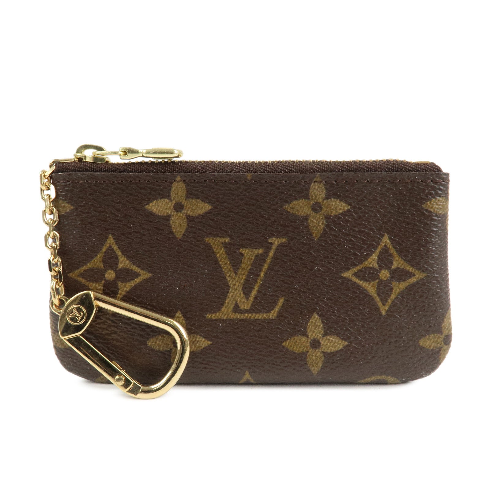 Louis Vuitton Monogram Pochette Cles Coin Case Key Case M62650