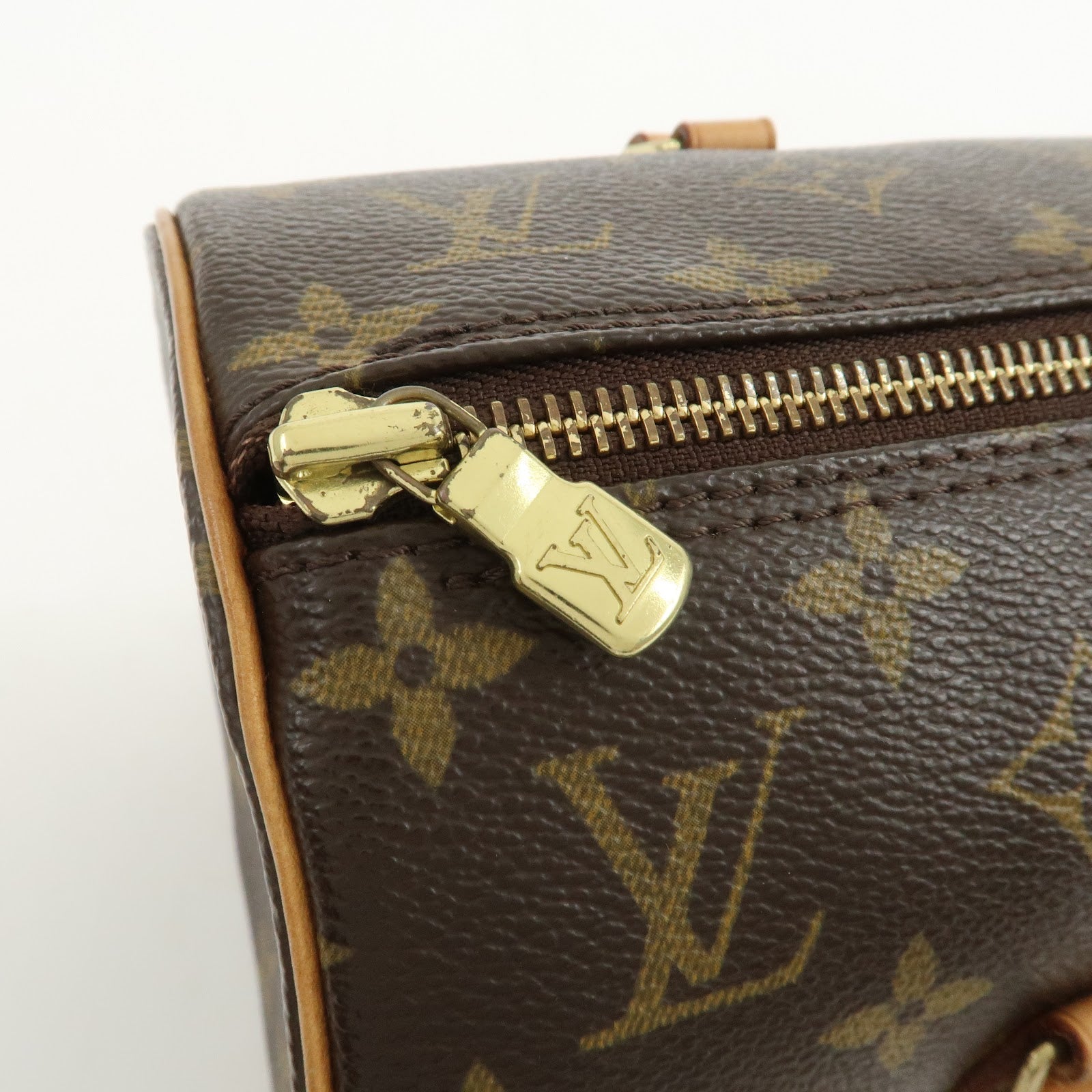Louis Vuitton Monogram Papillon 30 Hand Bag New Style Brown M51385