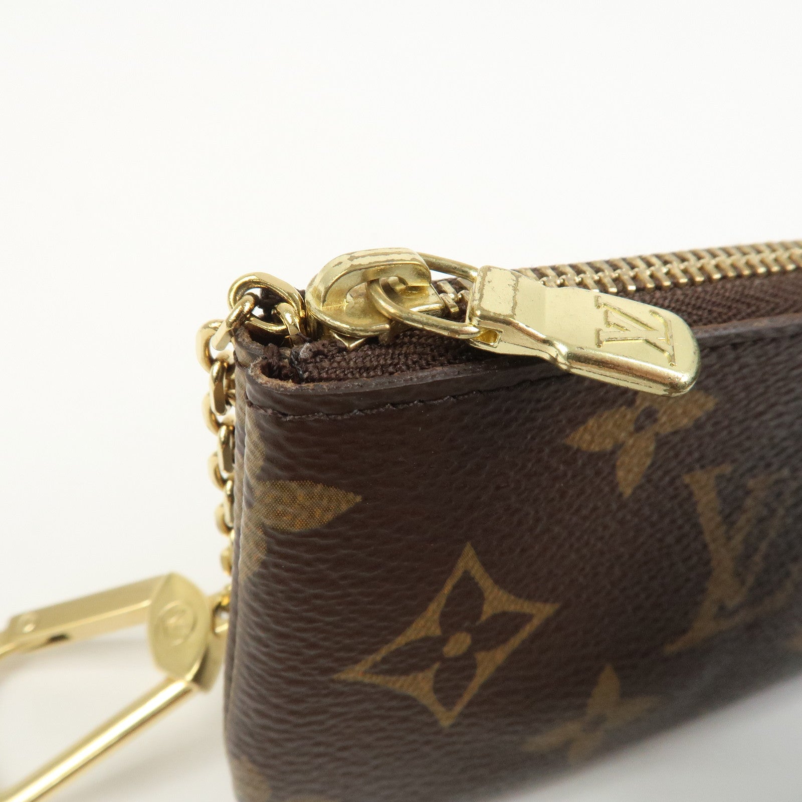 Louis Vuitton Monogram Pochette Cles Coin Case Key Case M62650