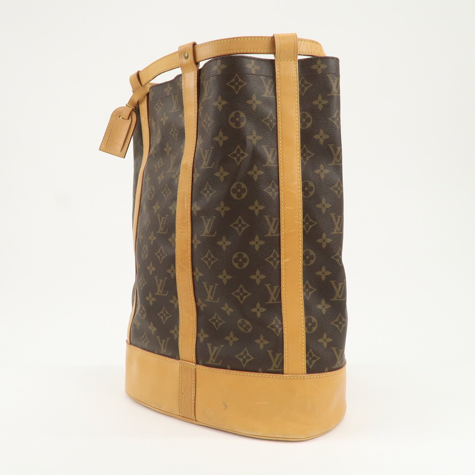 Louis Vuitton Monogram Randonnee GM Shoulder Bag Brown M42244