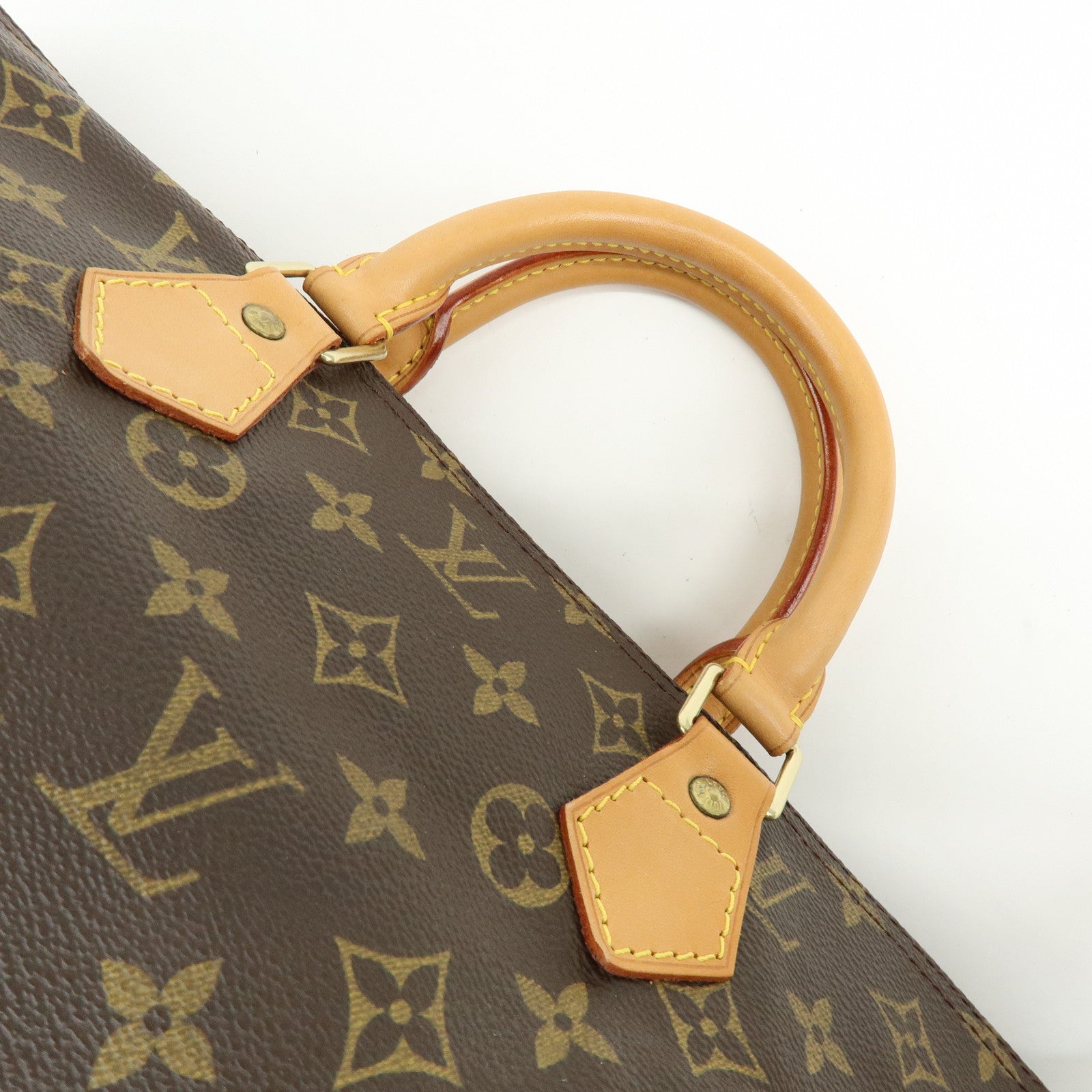 Louis Vuitton Monogram Speedy 40 Hand Bag Boston Bag Brown M41522