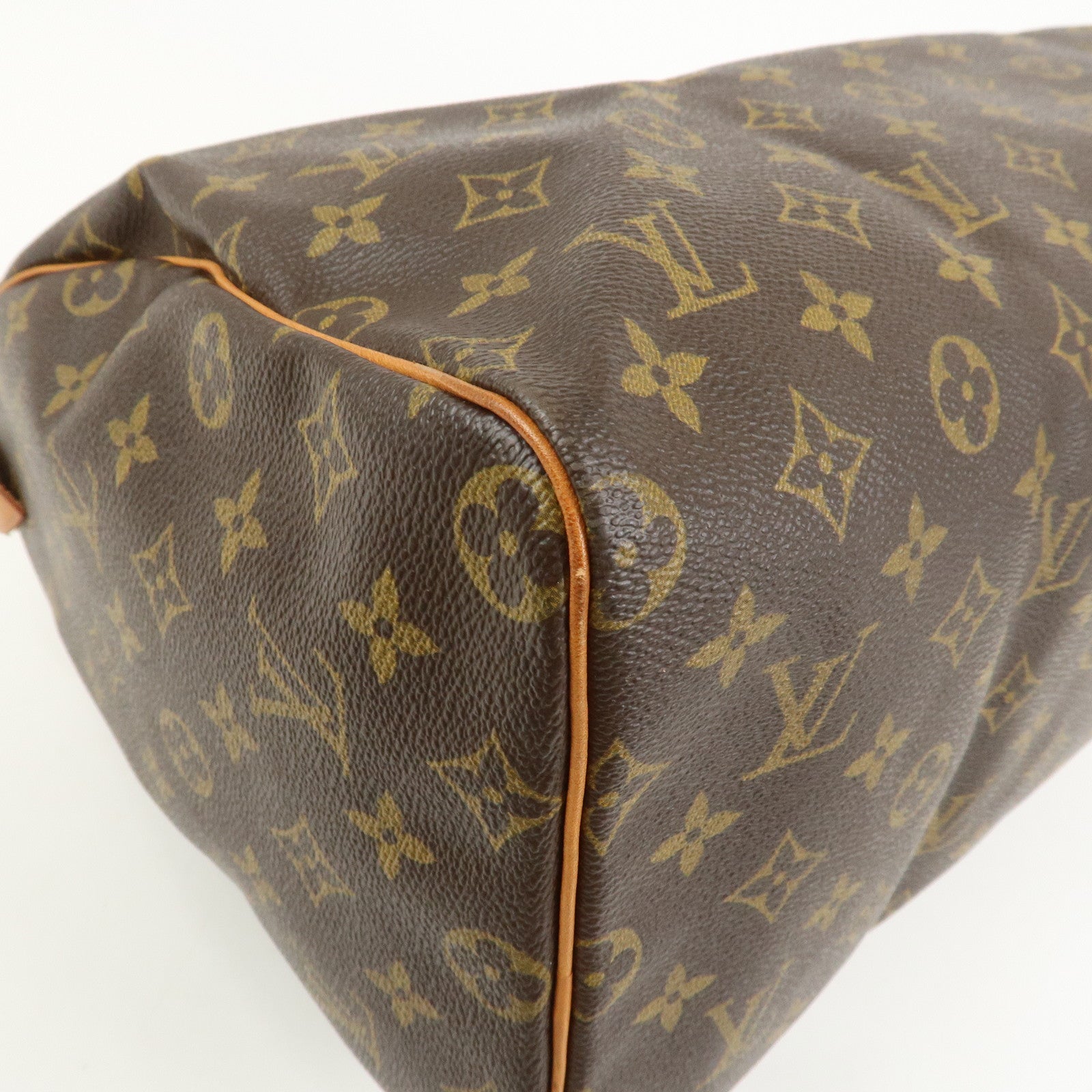 Louis Vuitton Monogram Speedy 40 Hand Bag Boston Bag Brown M41522