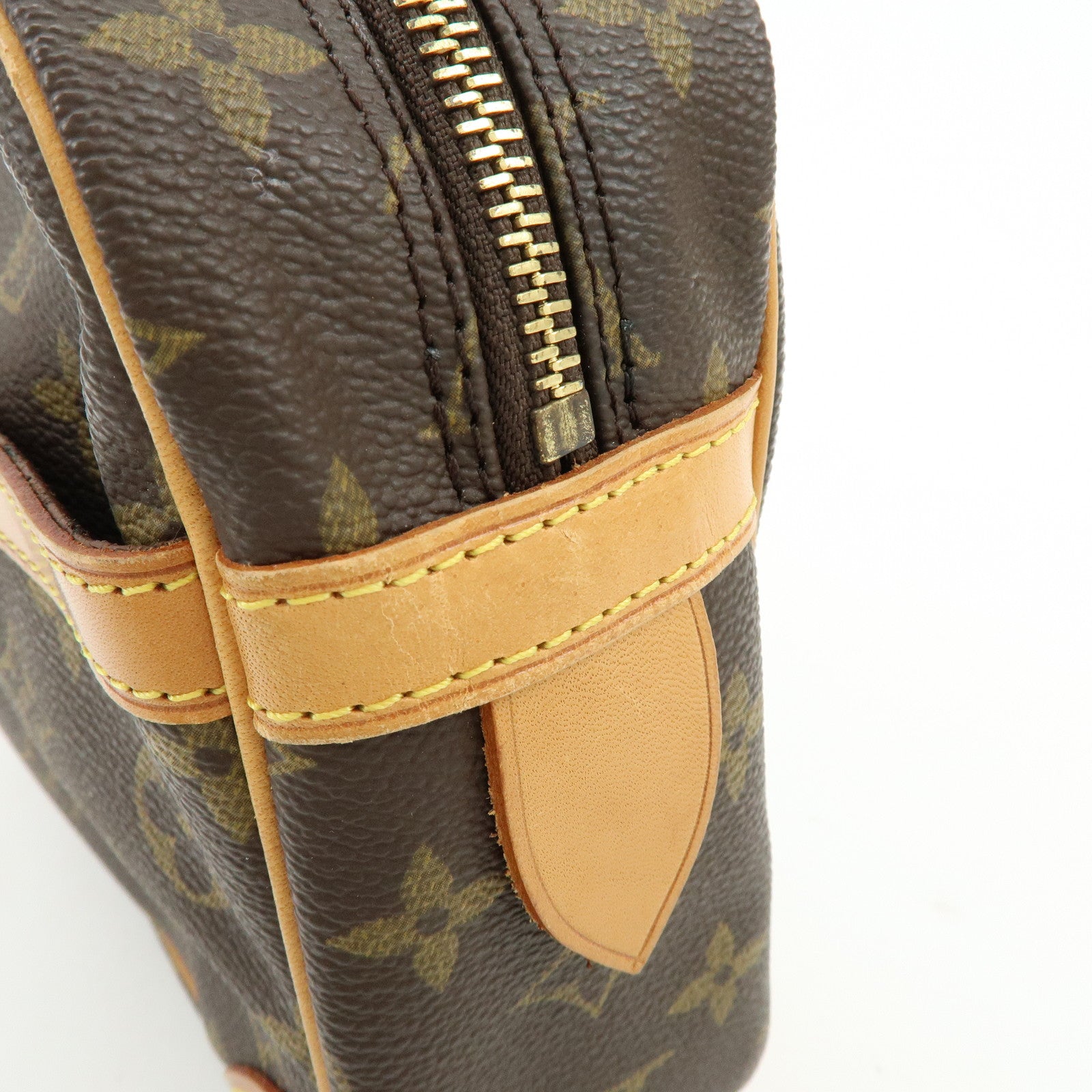 Louis Vuitton Monogram Compiegne 28 Pouch Clutch Bag Brown M51845