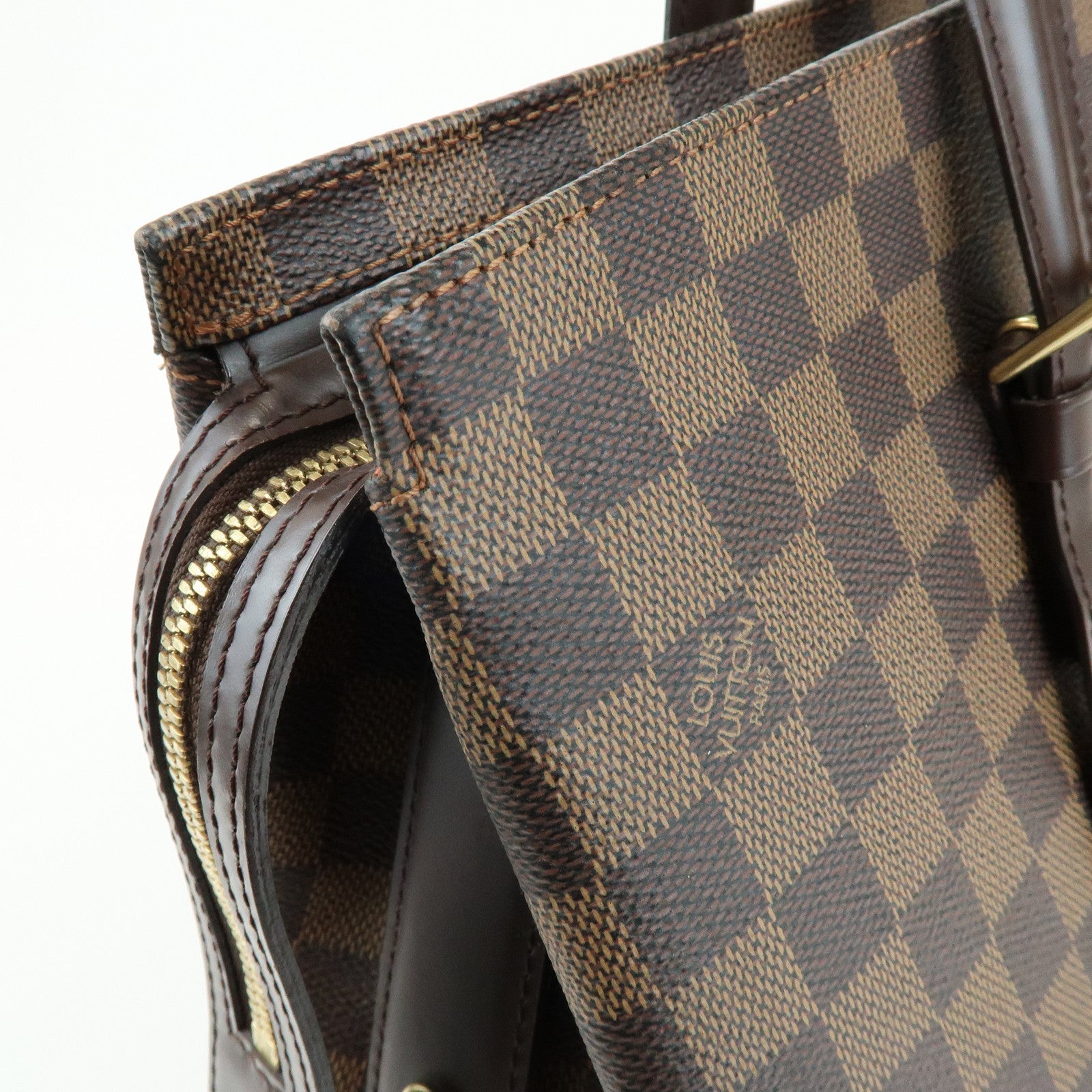 Louis Vuitton Damier Ebene Chelsea Canvas Shoulder Bag N51119