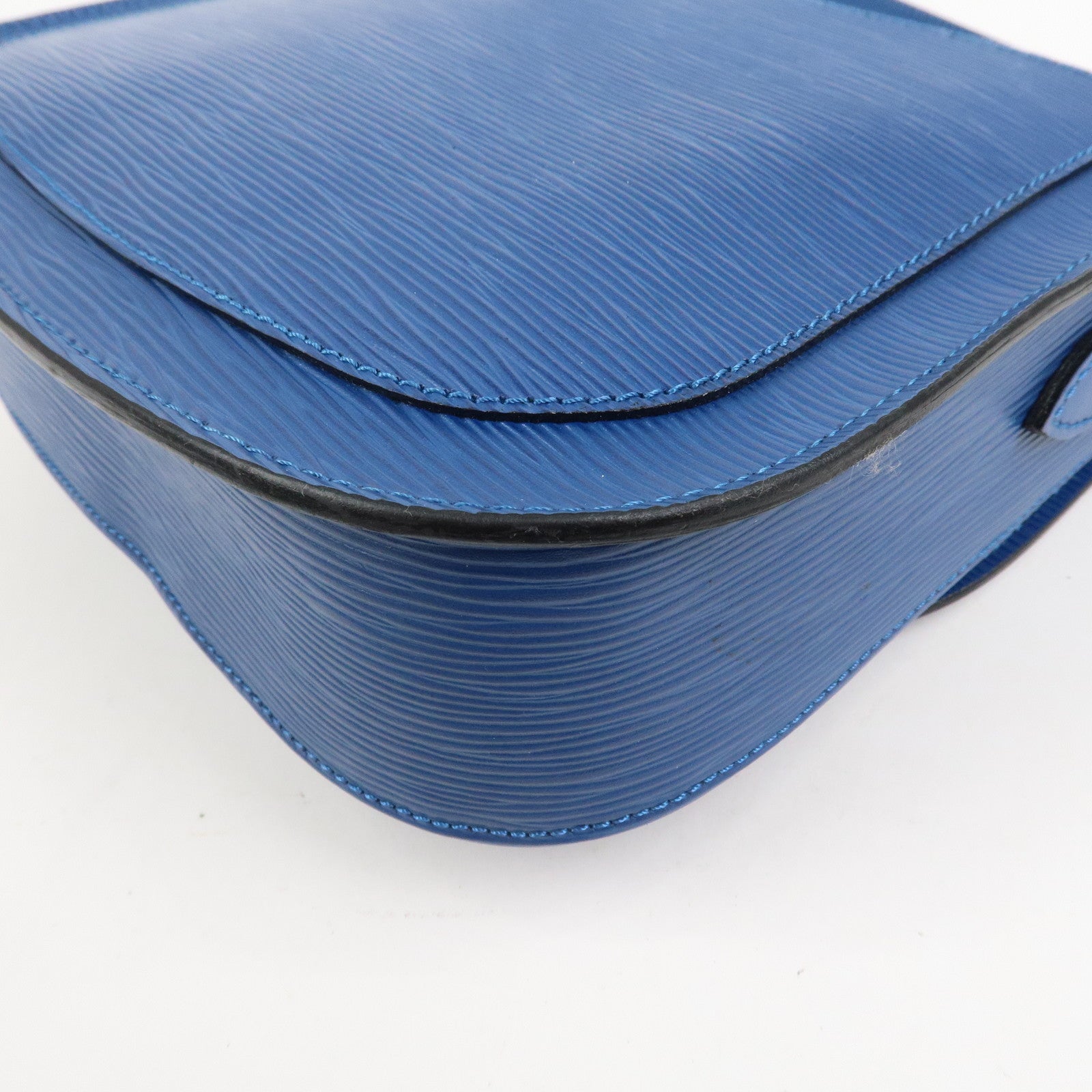 Louis Vuitton Epi Saint Cloud Shoulder Bag Toledo Blue M52195