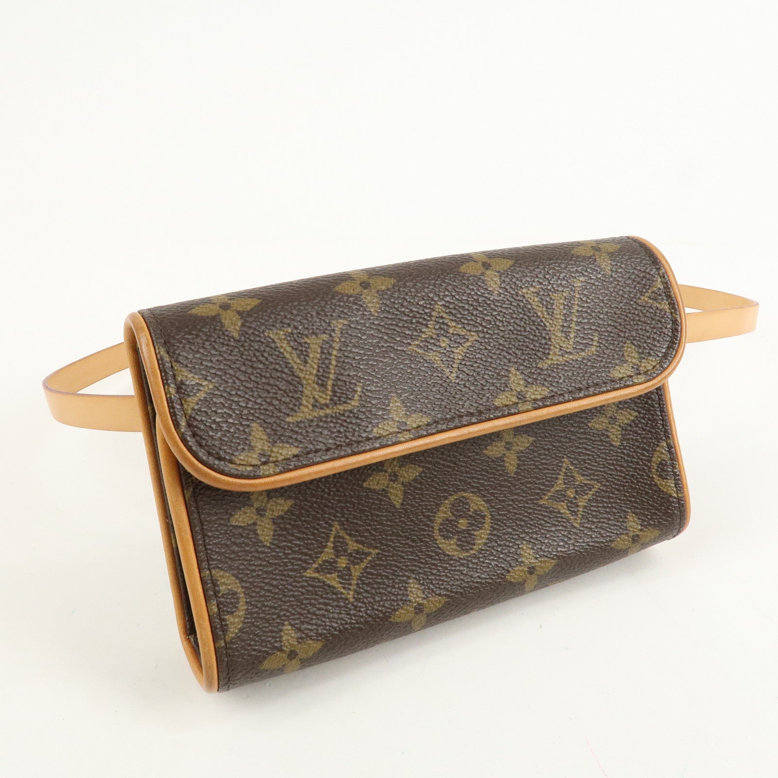 Louis Vuitton Monogram Pochette Florentine Waist Bag Belt XS M51855 Used
