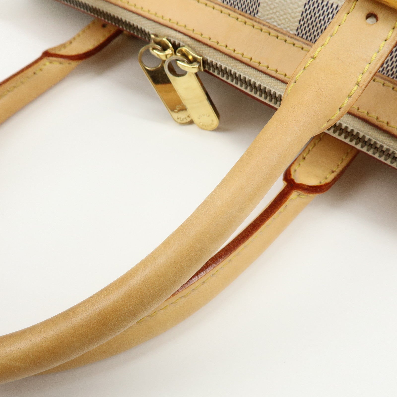 Louis Vuitton Damier Azur Leather Canvas Berkeley Hand Bag N52001