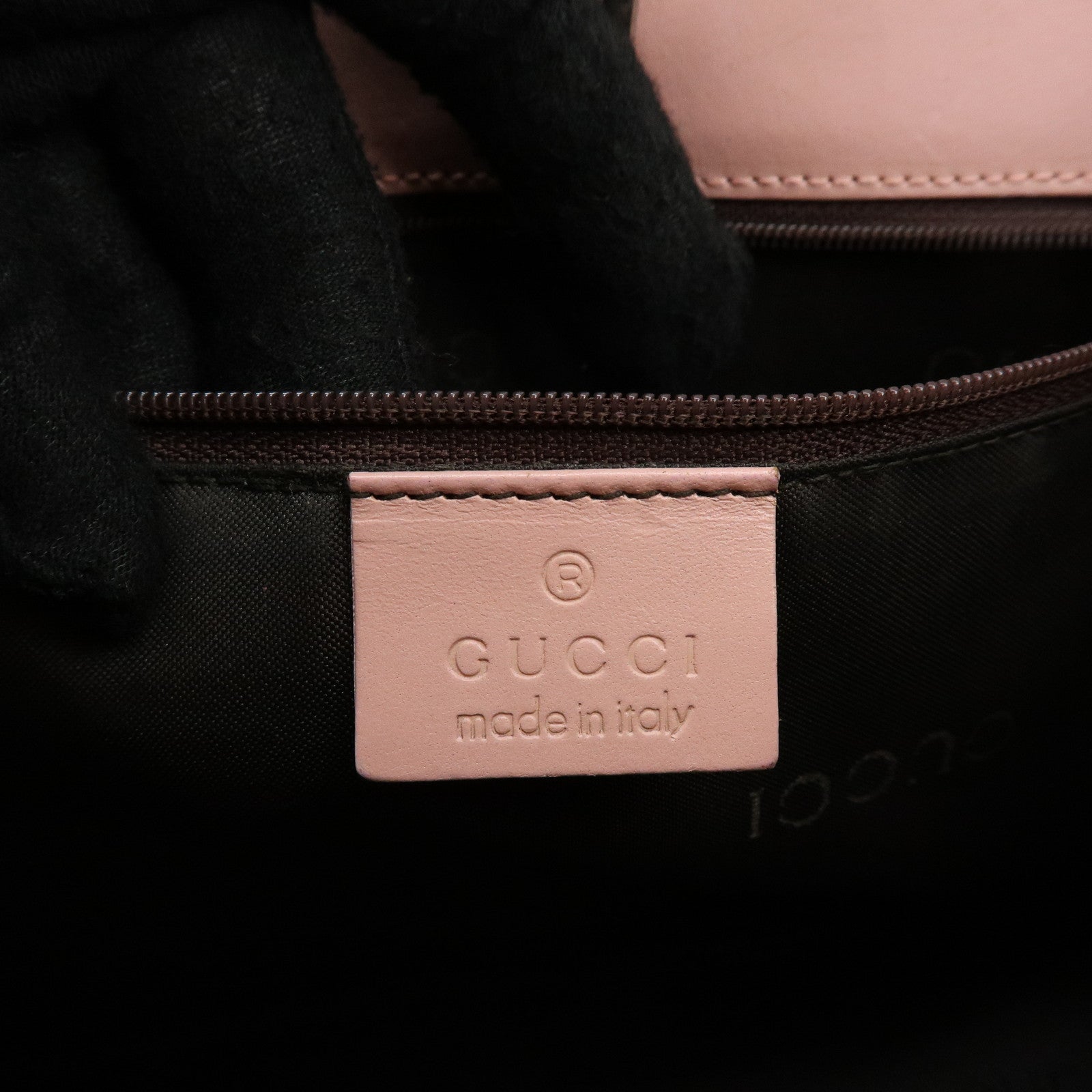 GUCCI Jackie GG Canvas Leather Shoulder Bag Pink 002・1067