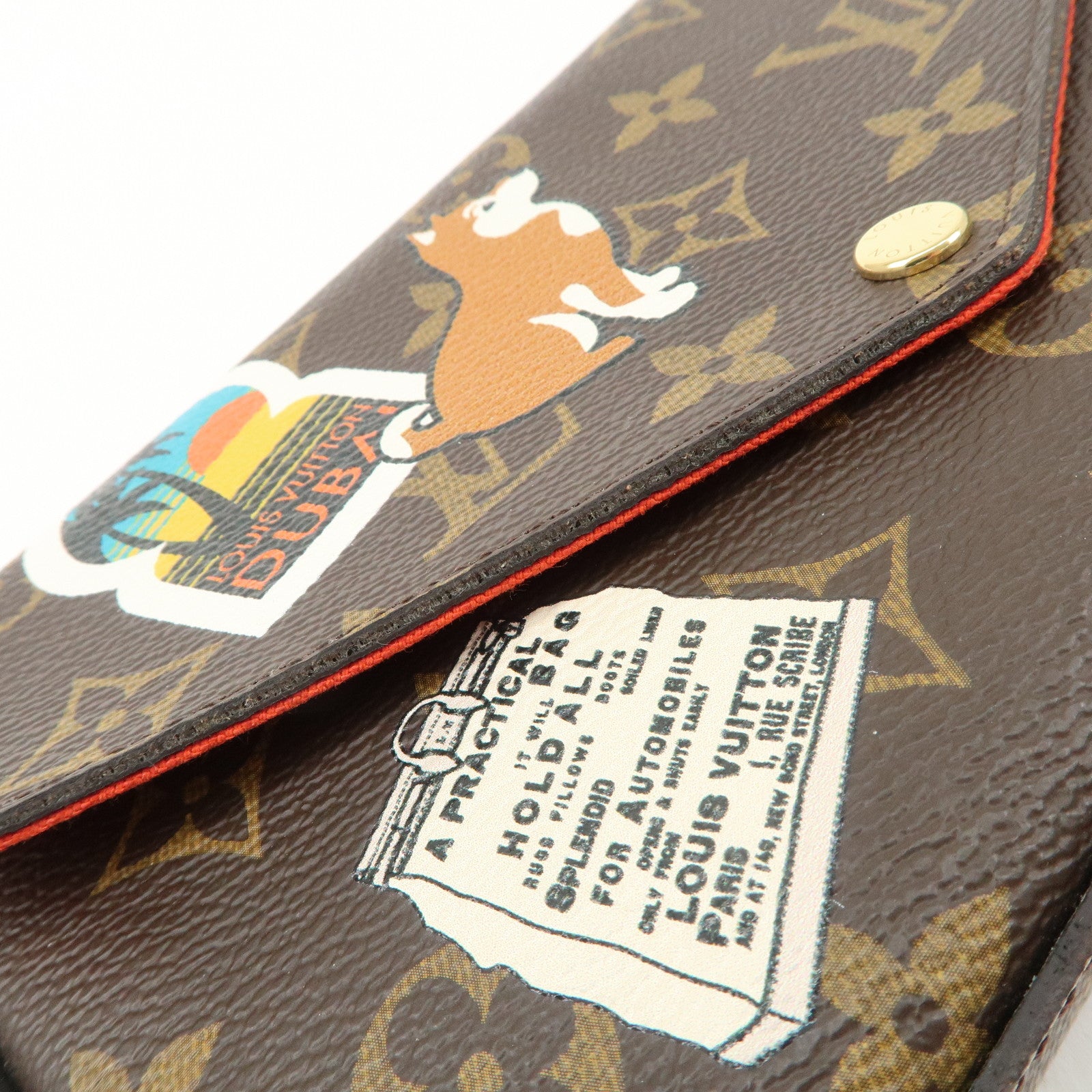 Louis Vuitton Monogram Pochette Félicie My World Tour Brown M62145 Used