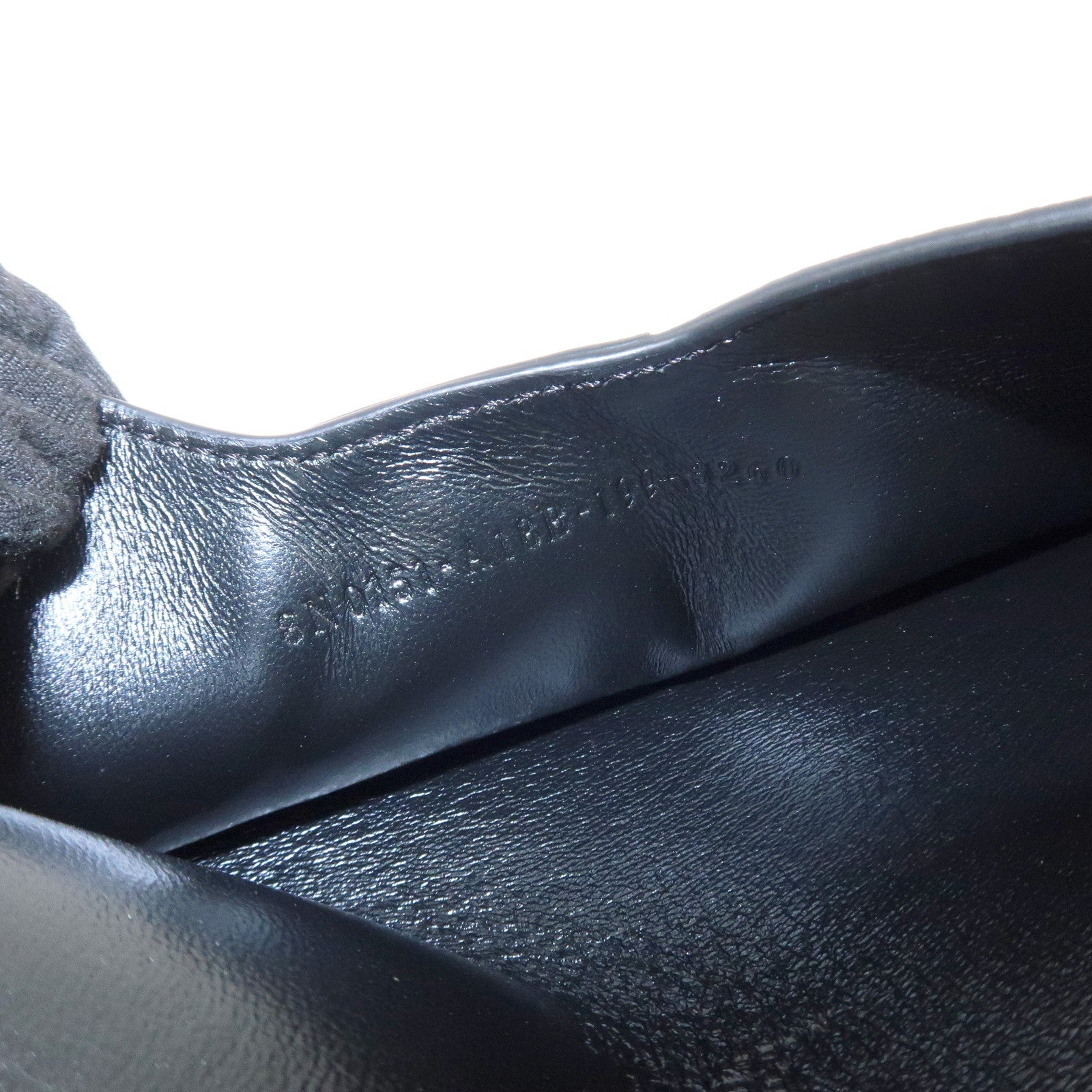 FENDI F IS FENDI Logo Leather Pouch Envelope Case Black 8N0151