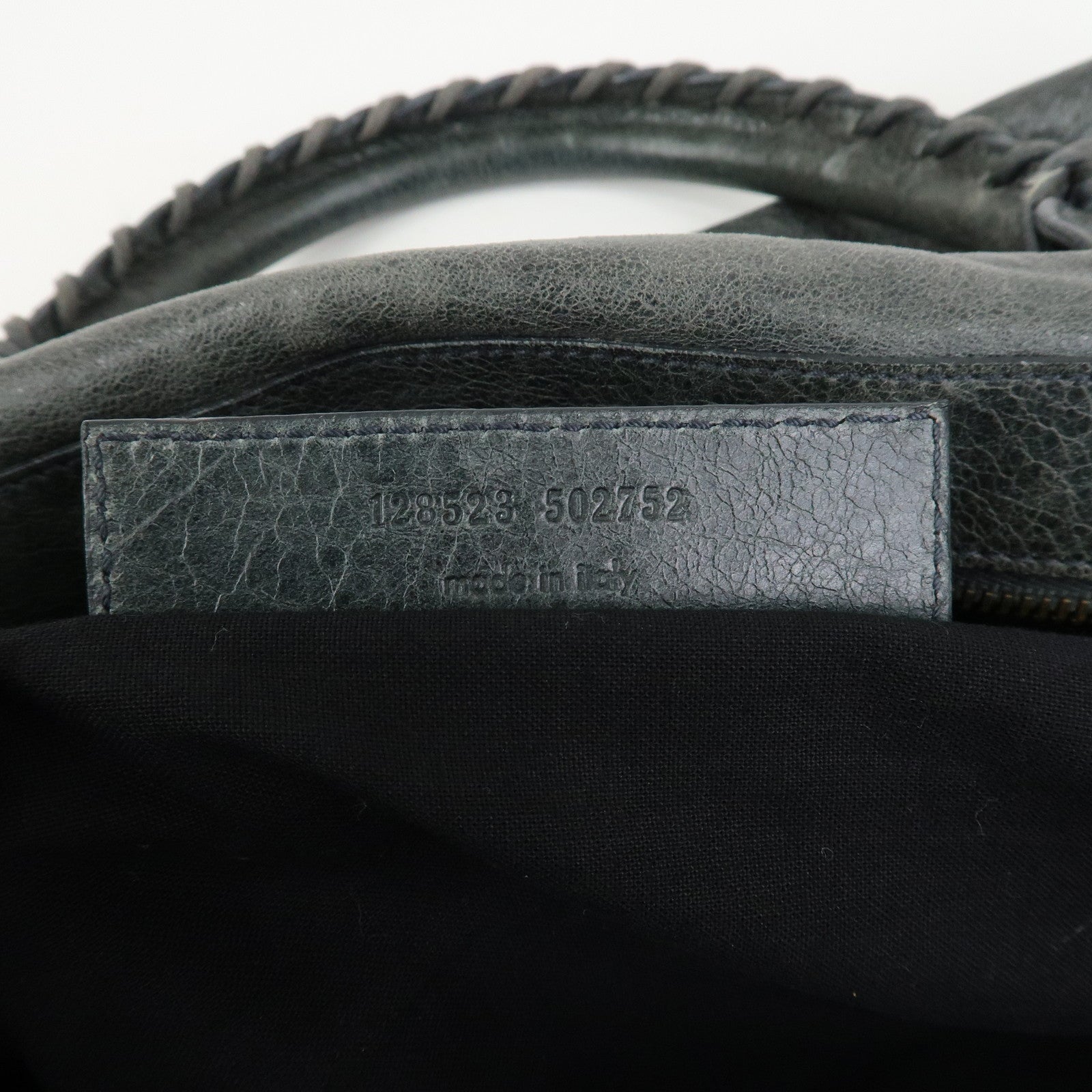 BALENCIAGA The Twiggy Leather 2Way Bag Shoulder Bag Gray 128523