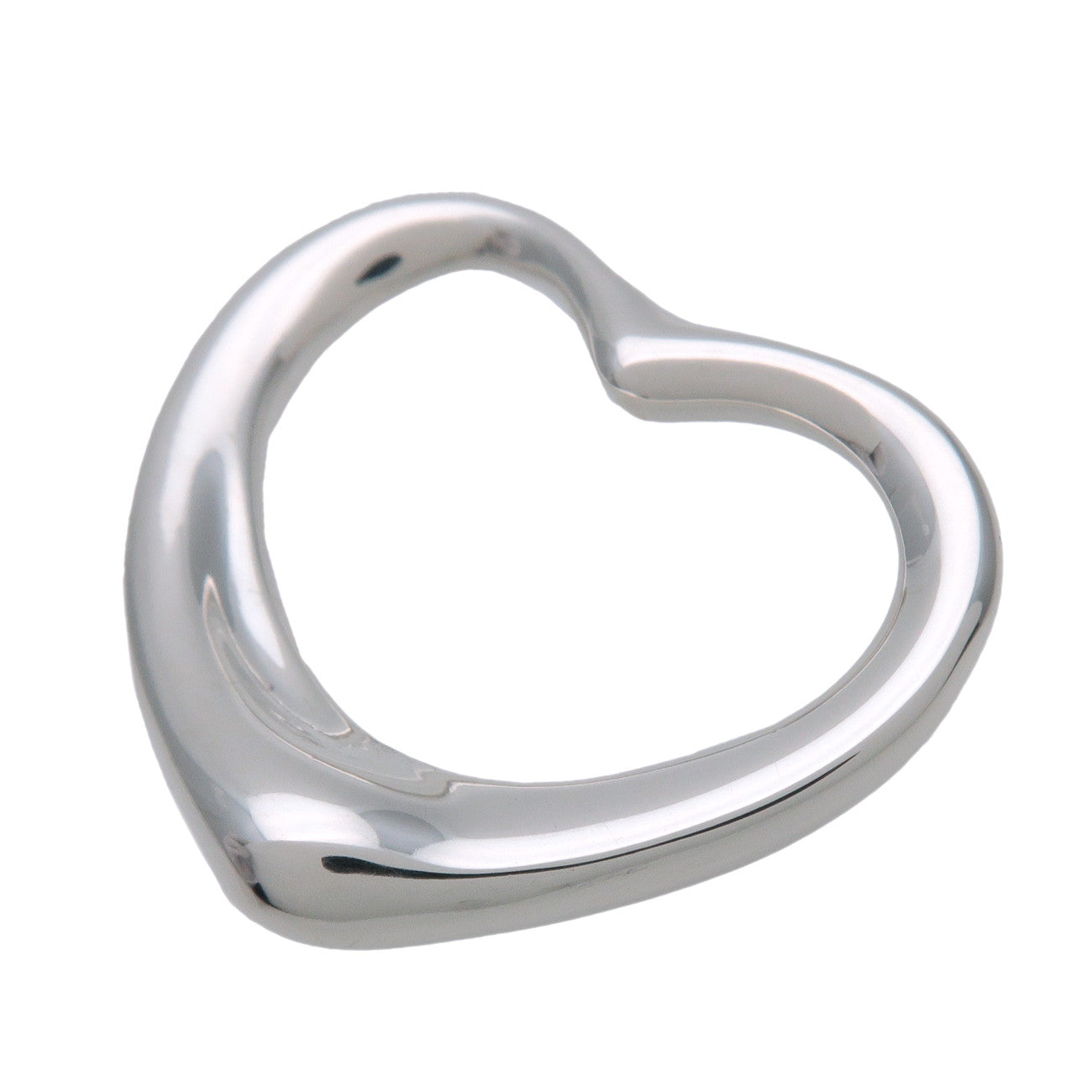 Tiffany & Co Open Heart Pendant Top 22MM SV925 Silver