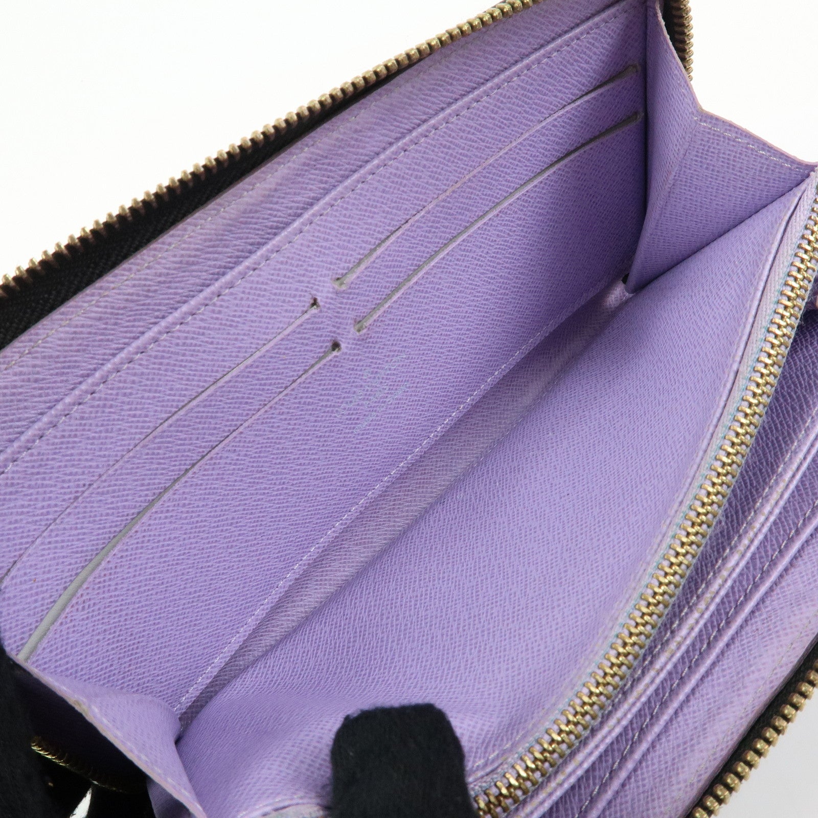 Louis Vuitton Monogram Multi Color Zippy Wallet Violet M60275
