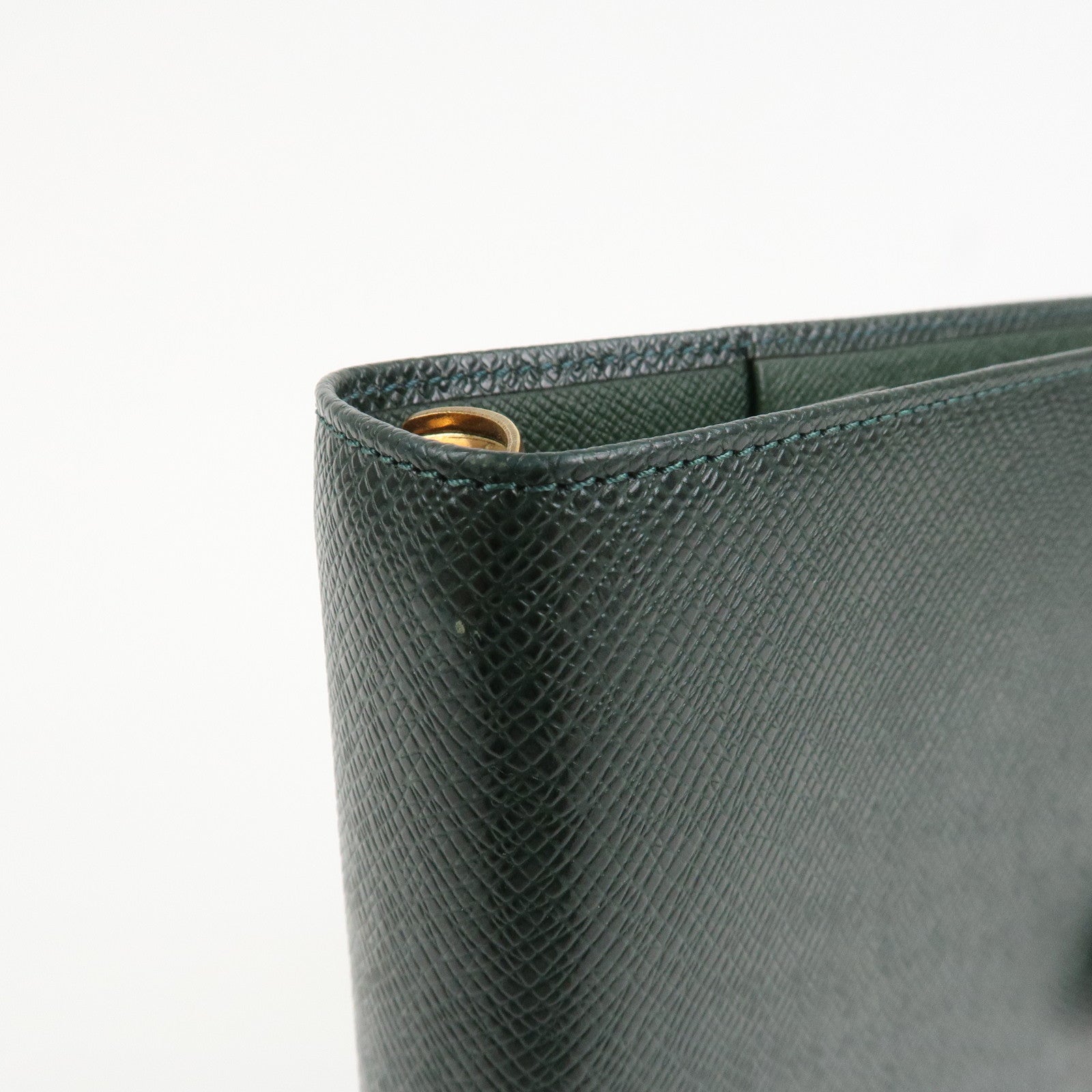 Louis Vuitton Taiga Leather Agenda GM Planner Cover Epicea R20404 Used