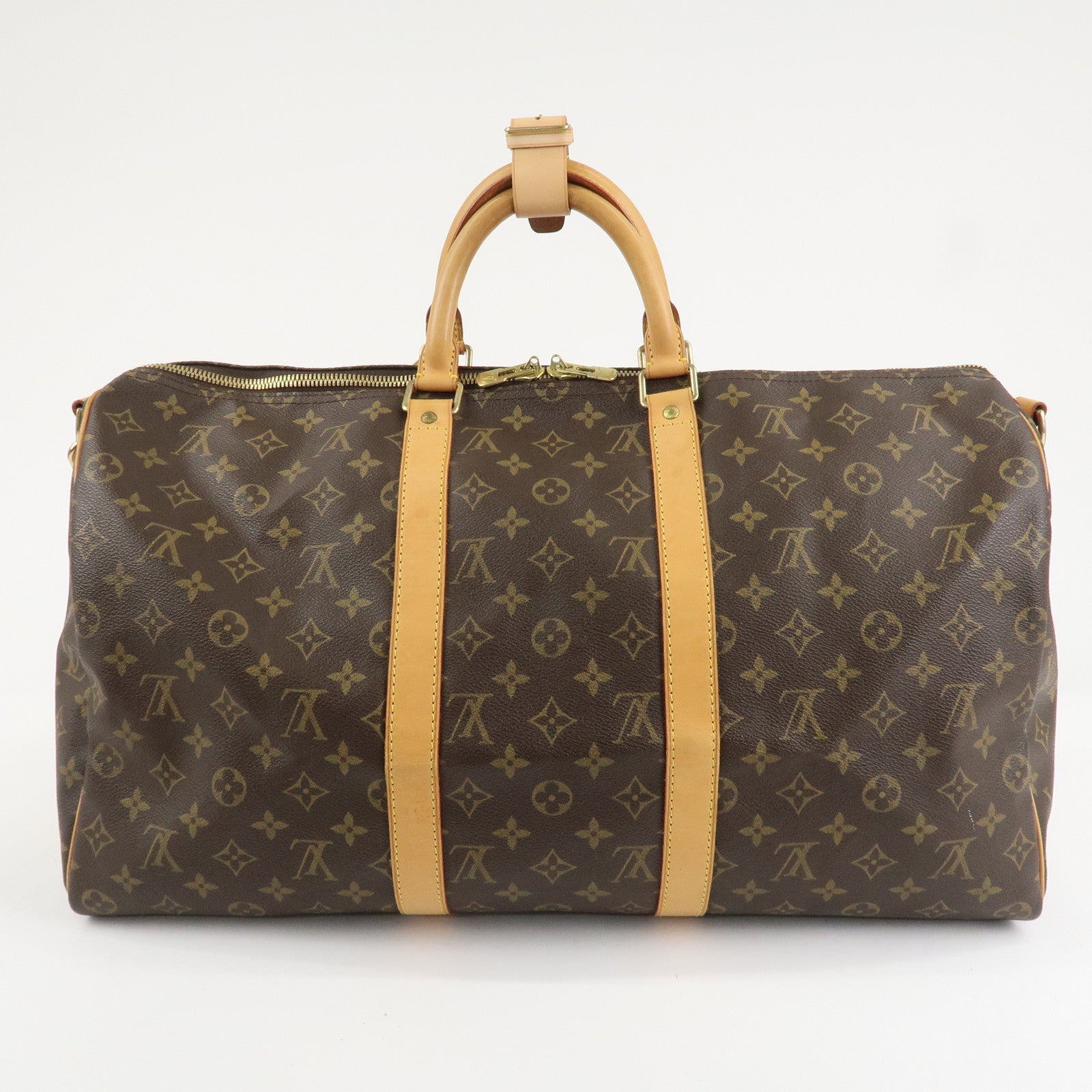 Louis Vuitton Monogram Keep All 50 Bandouliere Boston Bag M41416 Used